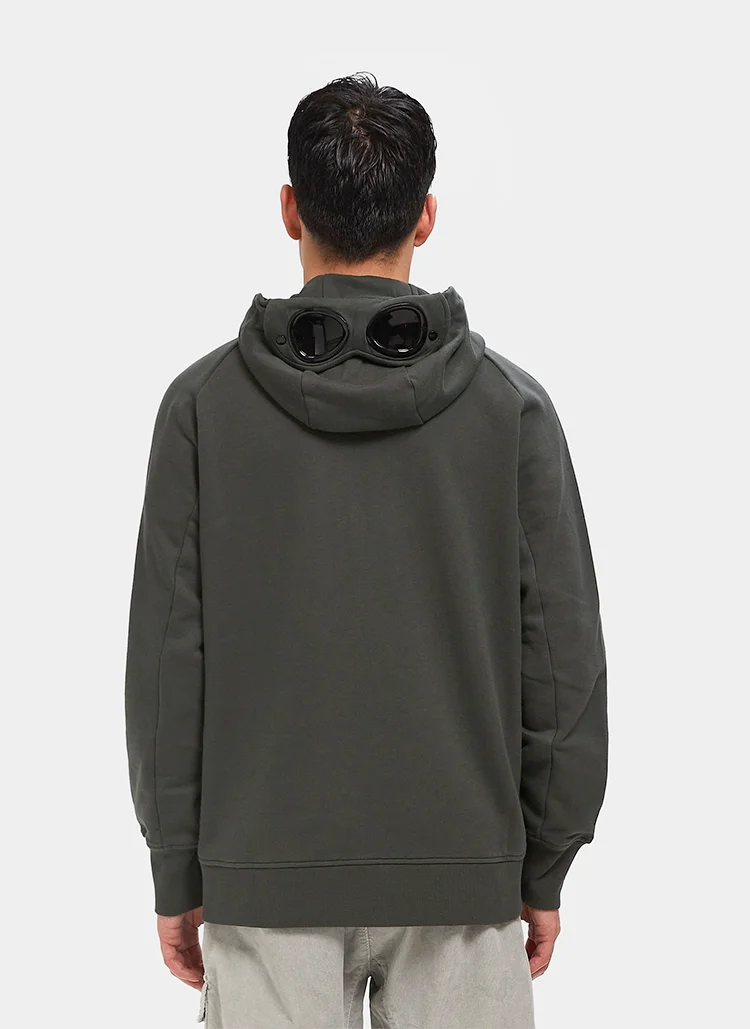 Худи на молнии Diagonal Raised Fleece Goggle Sweatshirt Dark  Shadow