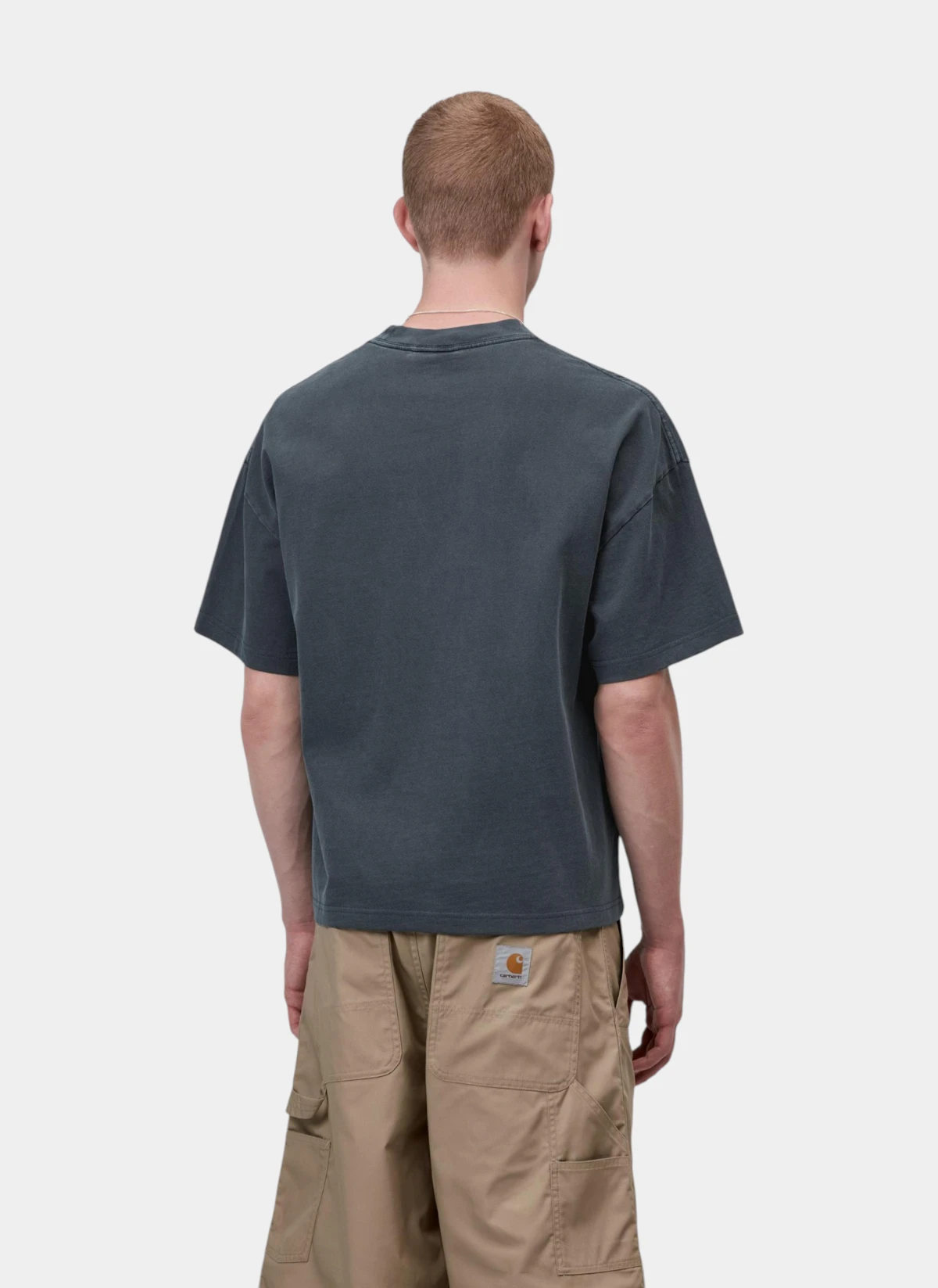 Футболка S/S Benton T-Shirt Carbon (Garment Dyed)