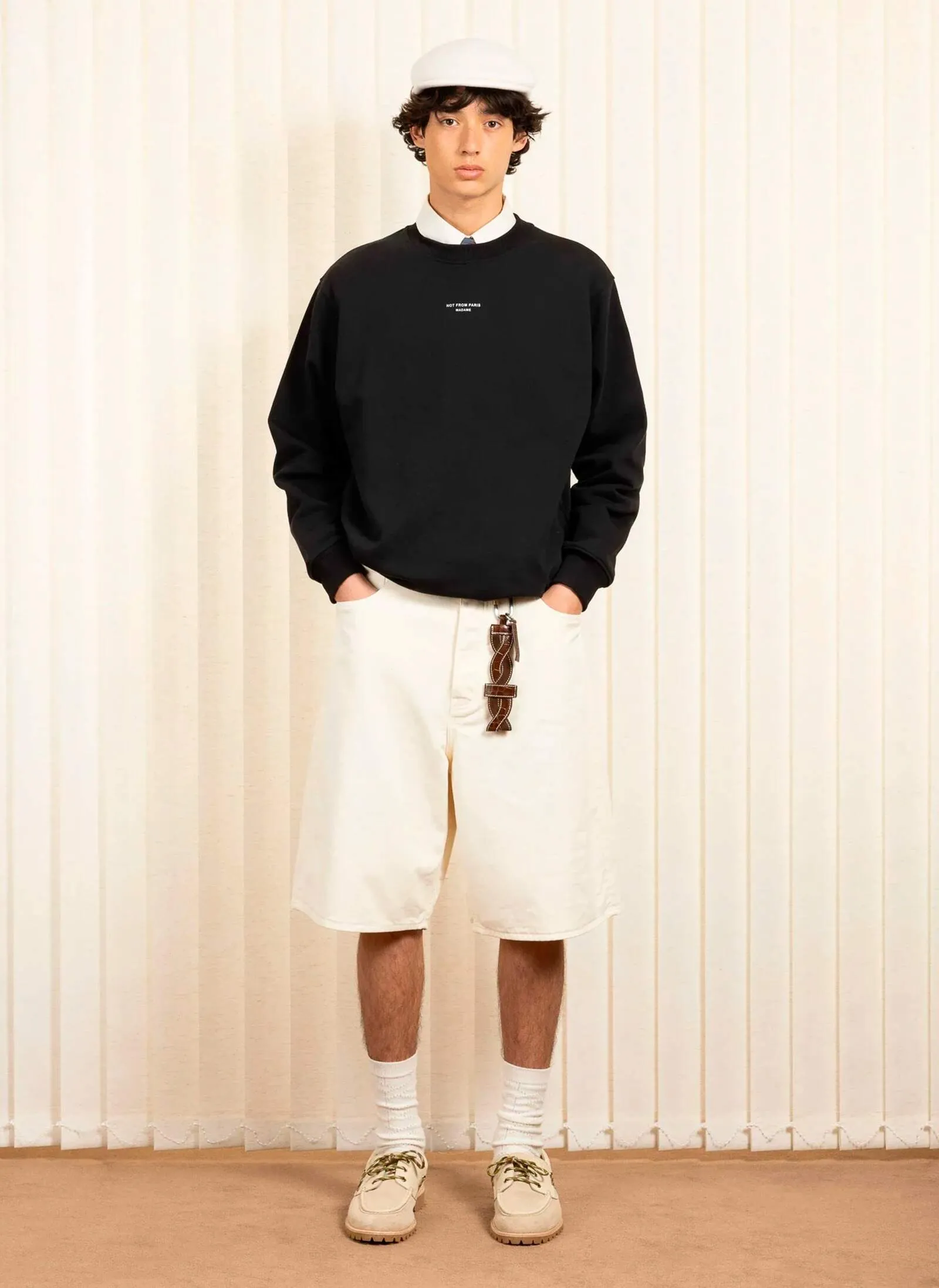 Свитшот Le Sweatshirt Slogan Classique Black