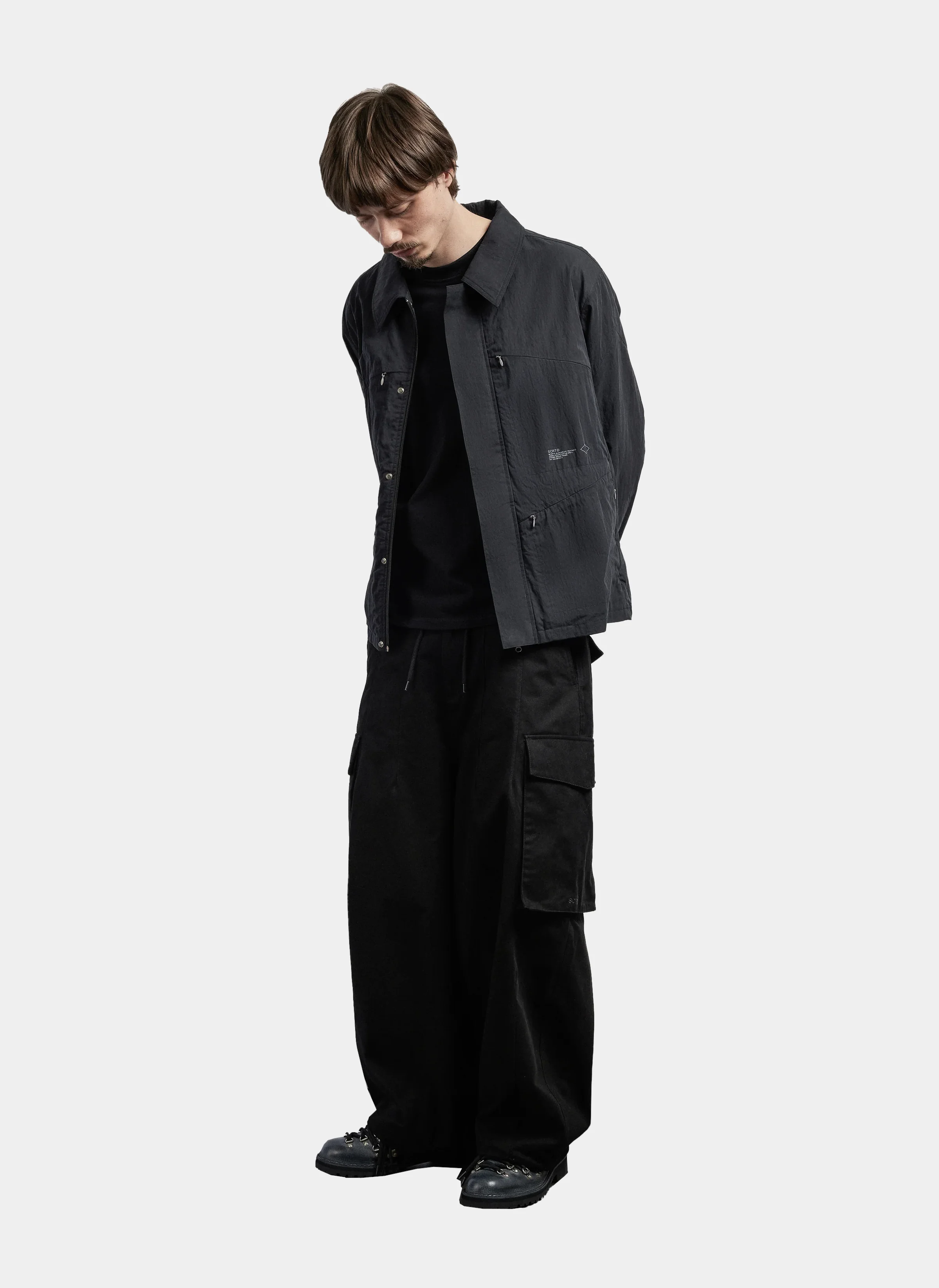 Овершот Robeson Technical Shirt Black
