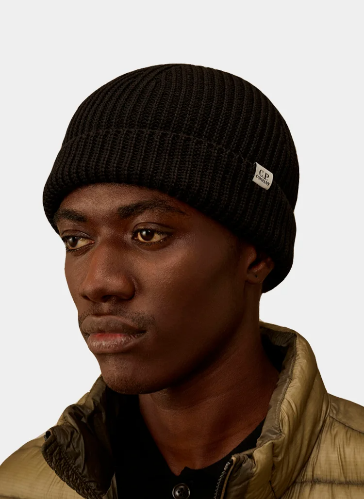 Шапка Extrafine Merino Fisherman Beanie Black