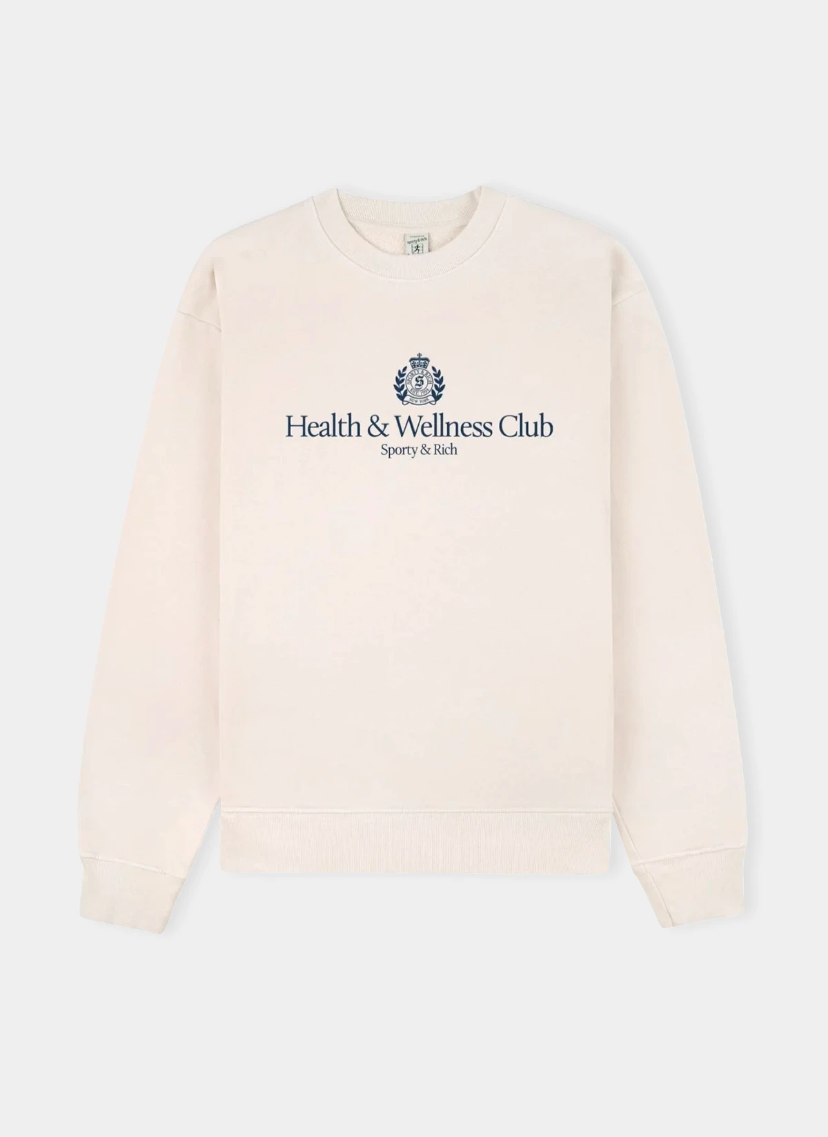Свитшот H&W Crest Crewneck Cream