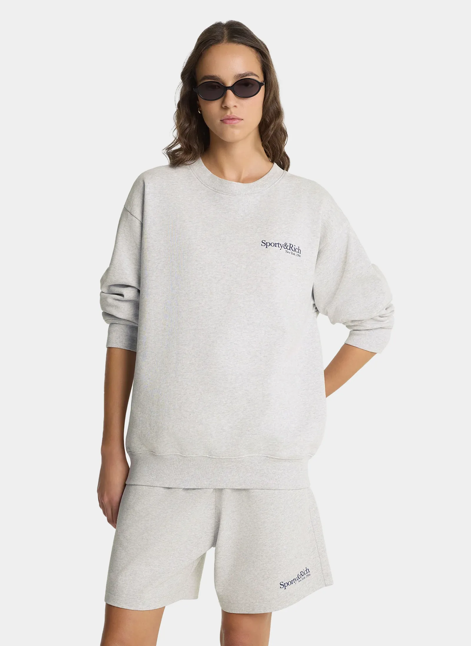 Свитшот Run Club Crewneck Heather Gray