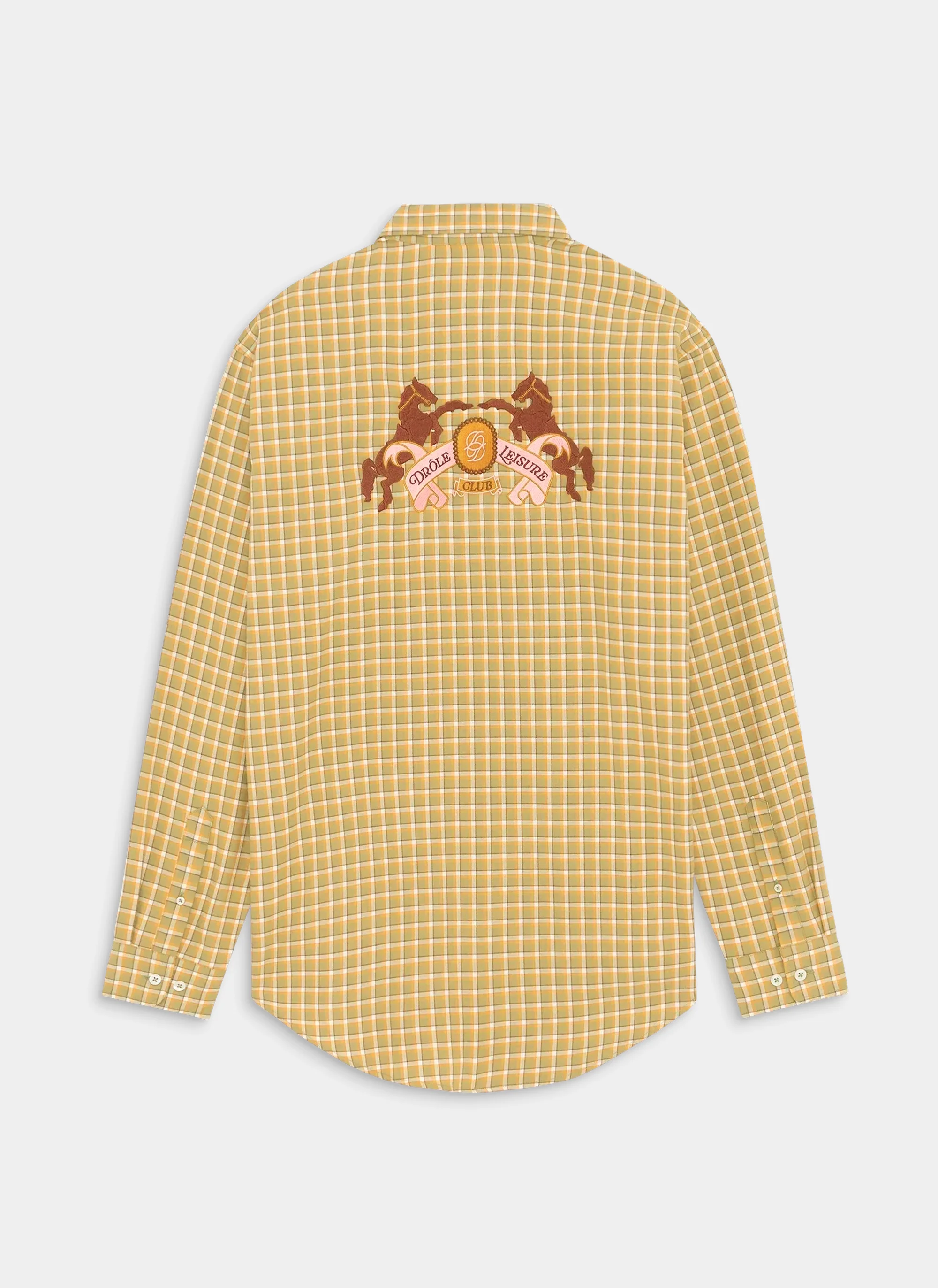 Рубашка La Chemise Emblème Cheval Kaki