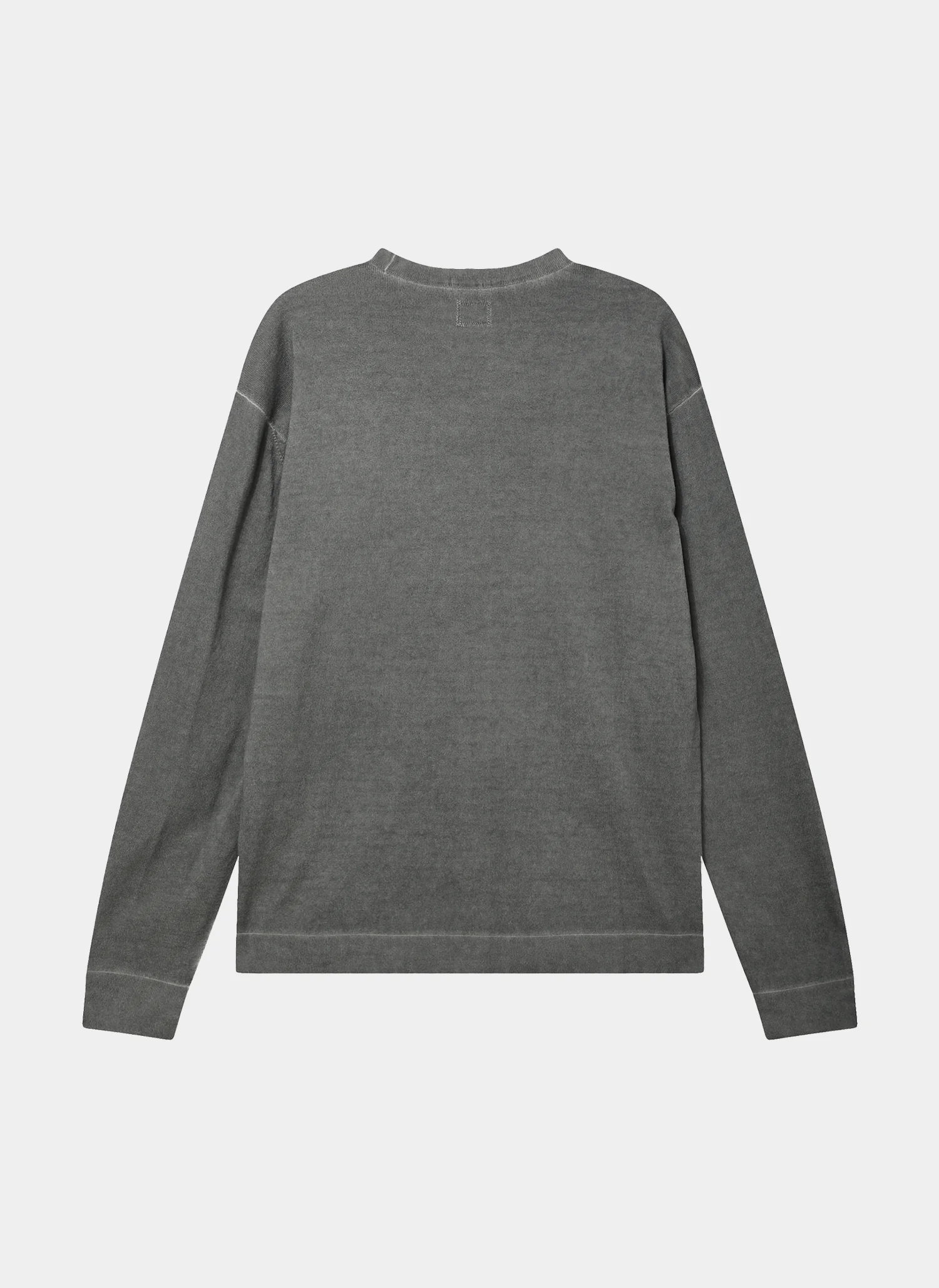 Свитшот Cotton Crepe Double Dyed Crewneck Sweater Gunmetal