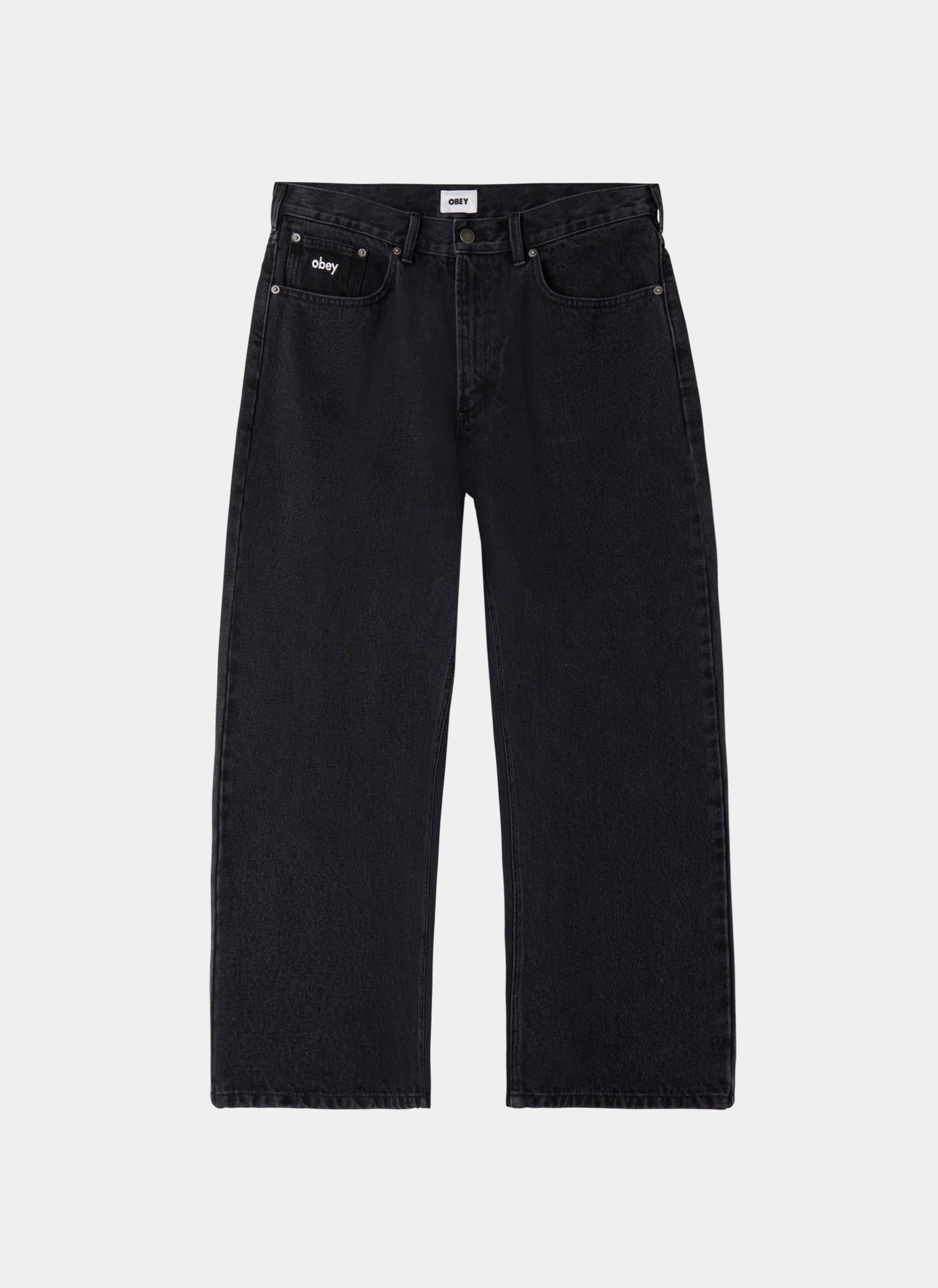 Джинсы Bigwig Baggy Denim Faded Black