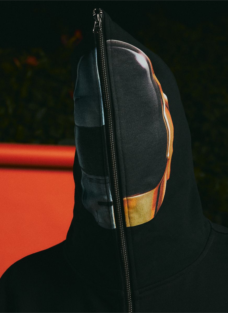 Худи на молнии Pleasures x Daft Punk Ram Zip Hoodie Black
