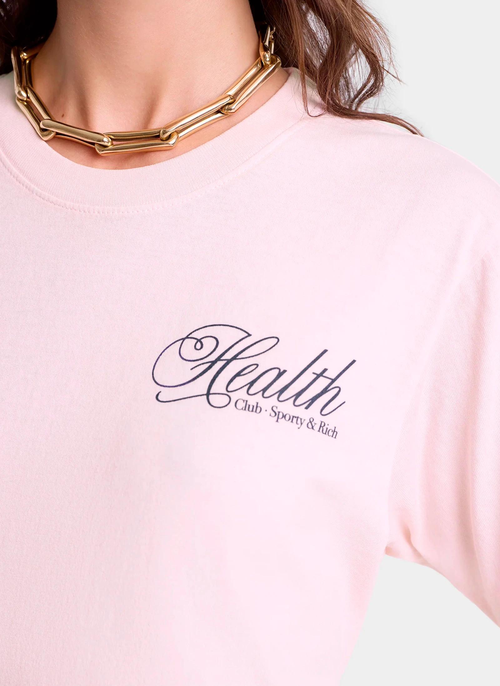 Футболка Health Script T-Shirt Pink Dolphin