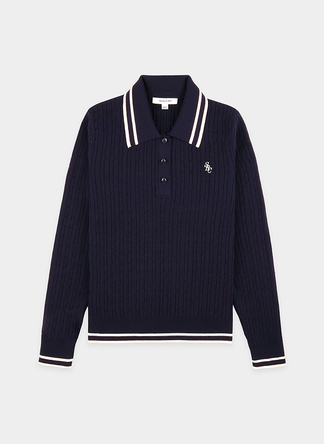Поло SRC Cableknit Polo Поло SRC Cableknit Polo