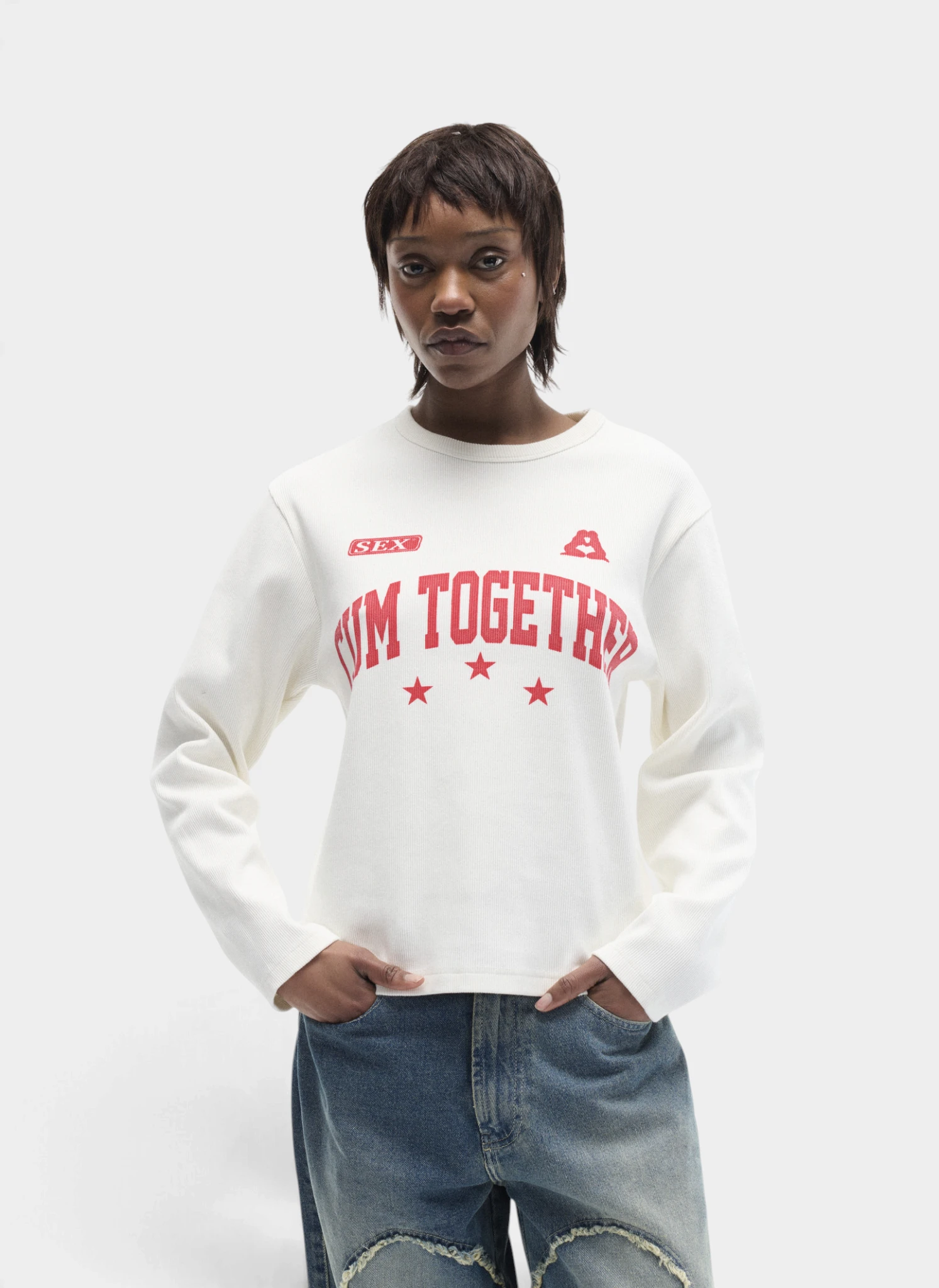 Лонгслив Together Again Longsleeve Off-White