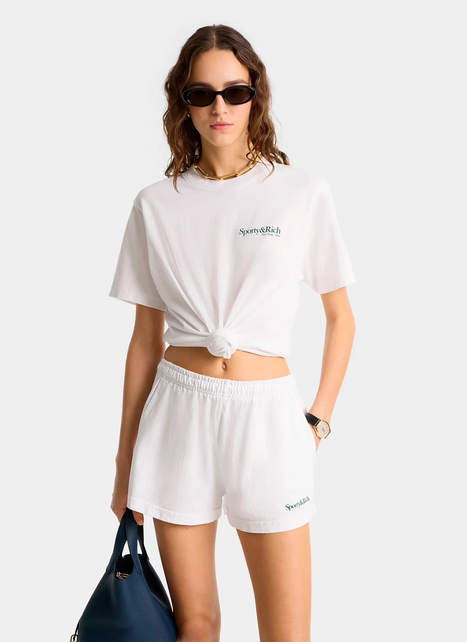 Шорты женские Serif Logo Disco Short White