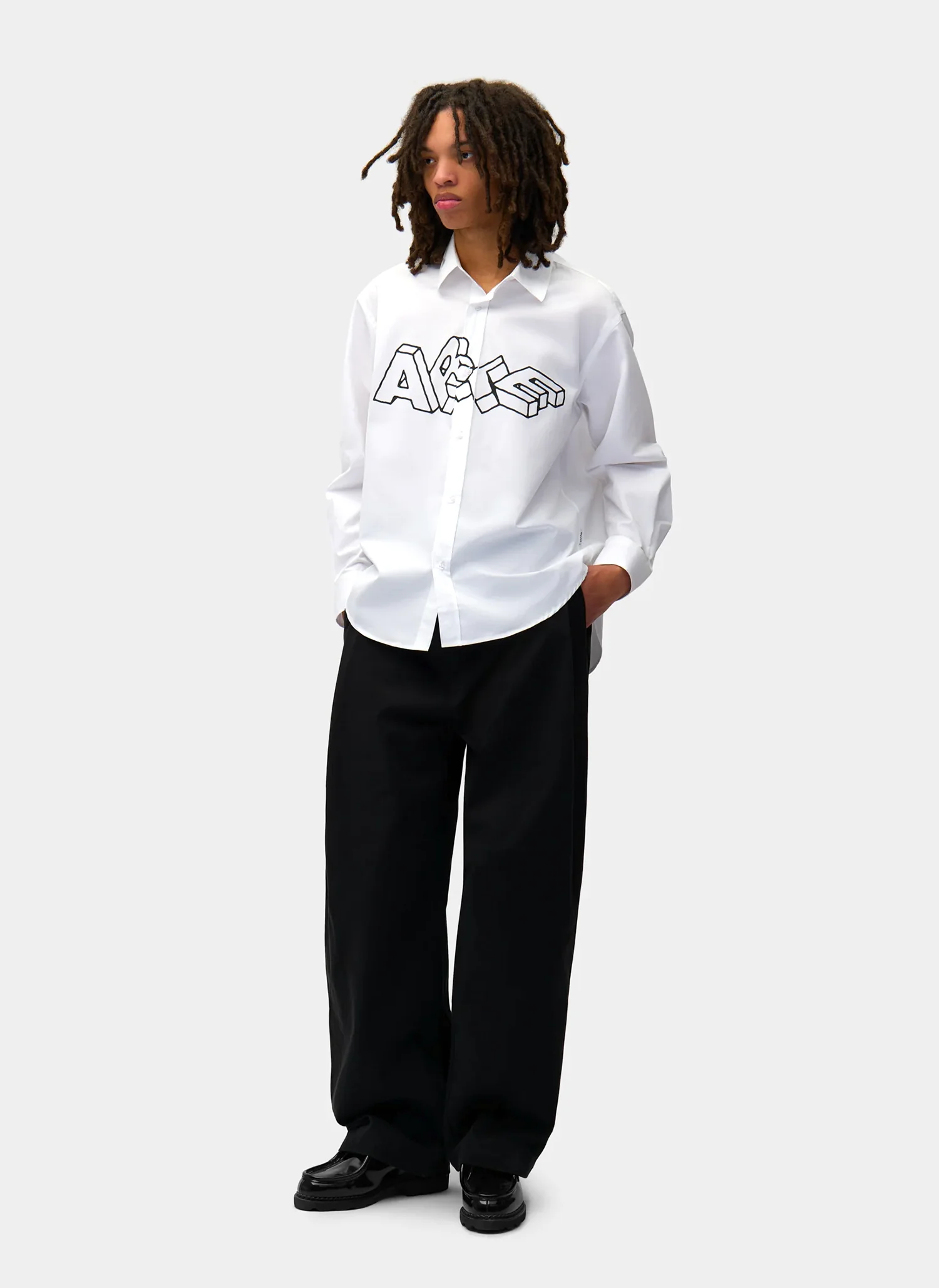 Рубашка Arte Blocks Shirt White