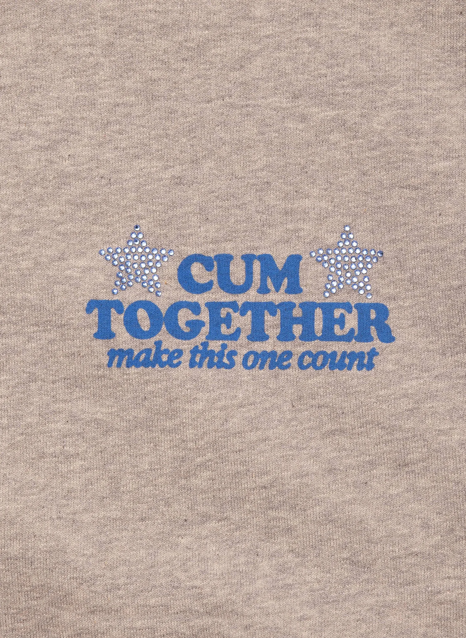 Худи  на молнии Cum-munity Values Zip Hoodie Melange Grey