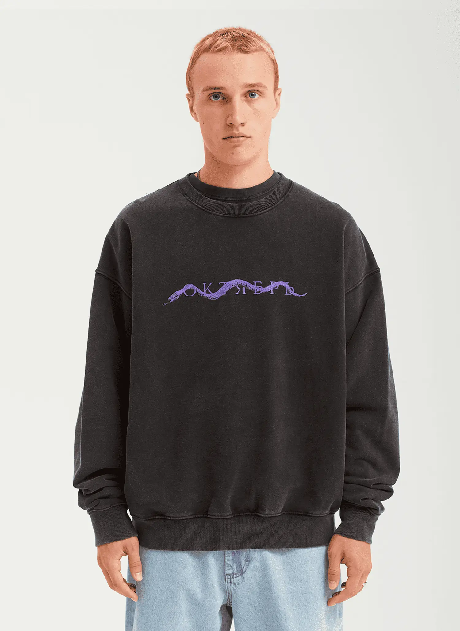 Свитшот Snake Sweatshirt BLACK