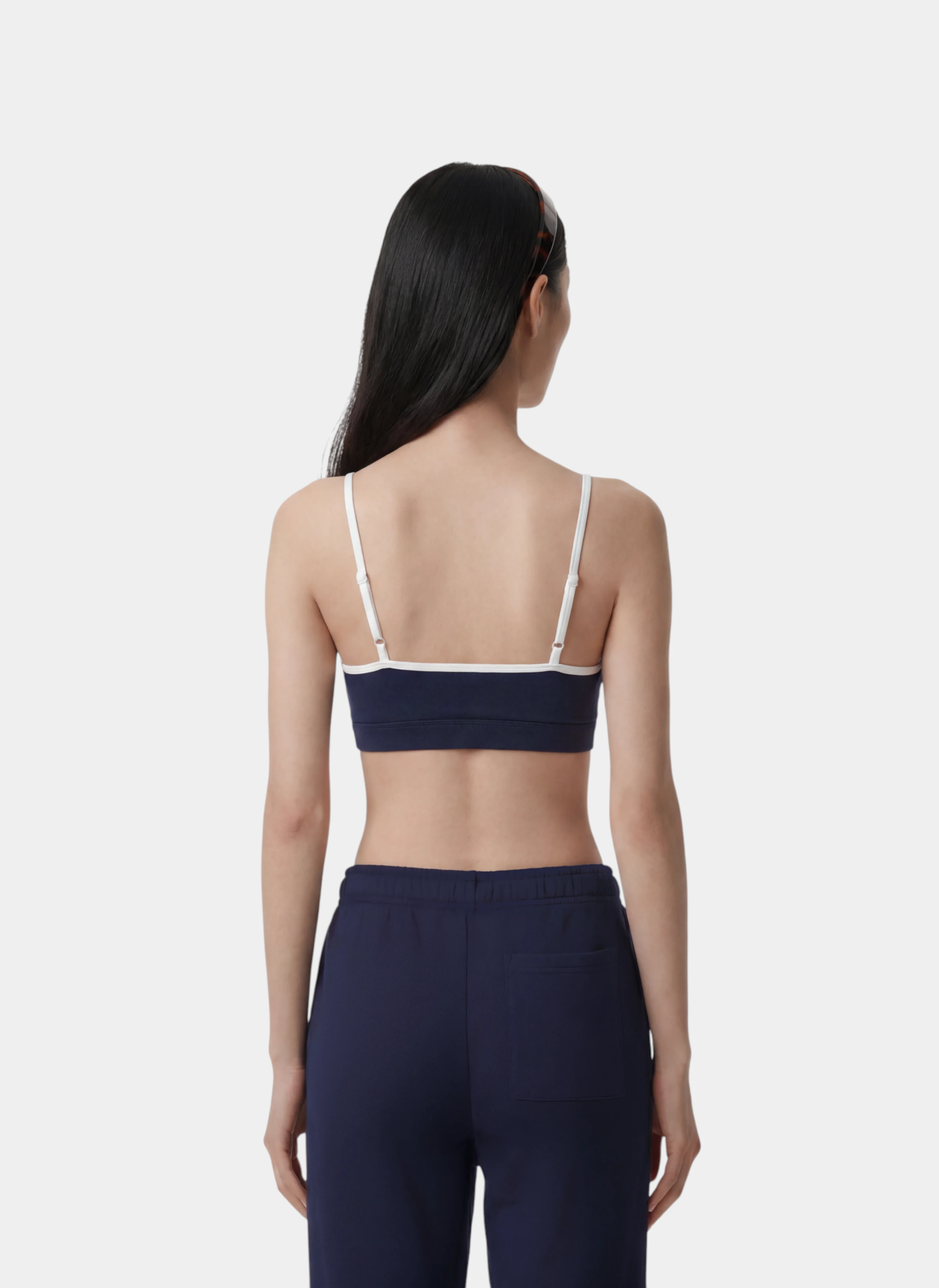 Топ Bold Logo Athletic Bra Dark Navy/White