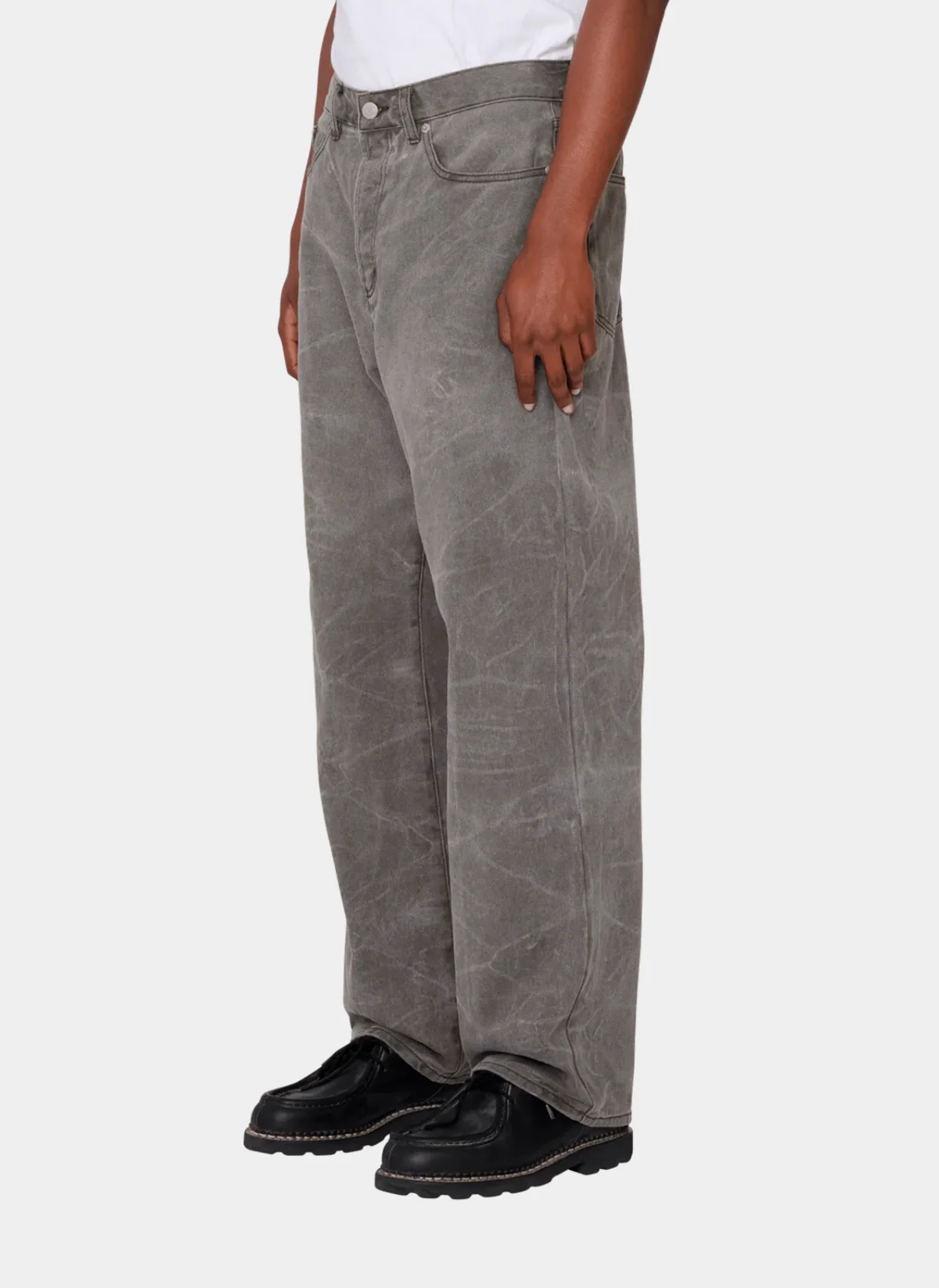 Джинсы Classic Wrinkle Baggy Denim Black Olive Wrinkle Wash