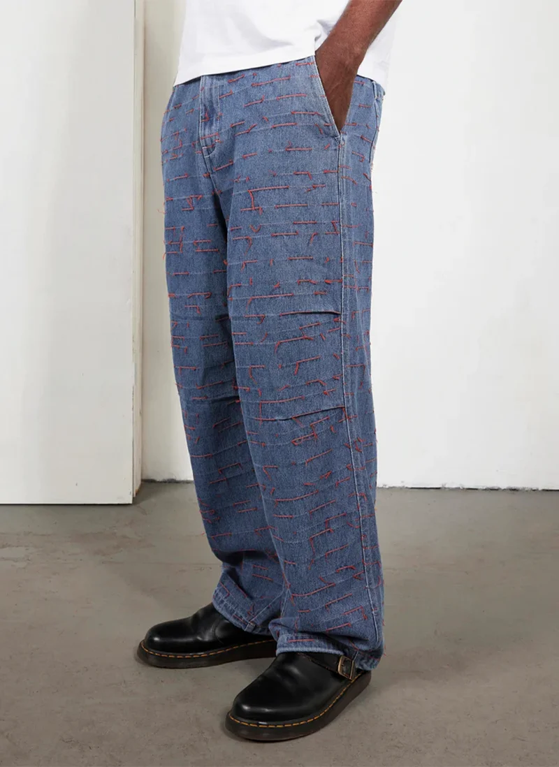 Джинсы Strokes Denim Parachute Pants  Indigo
