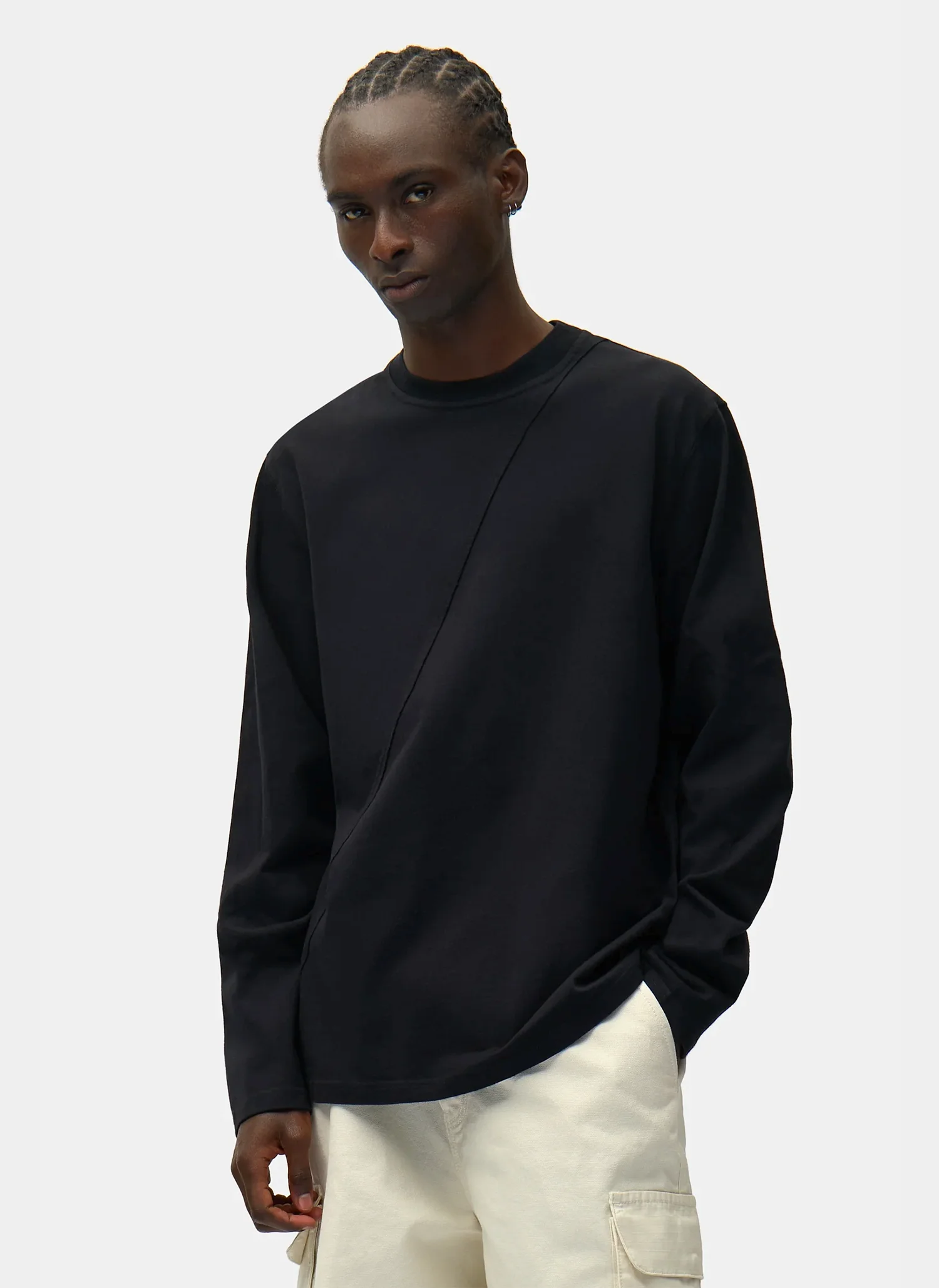 Лонгслив Back Circle Logo Longsleeve Black