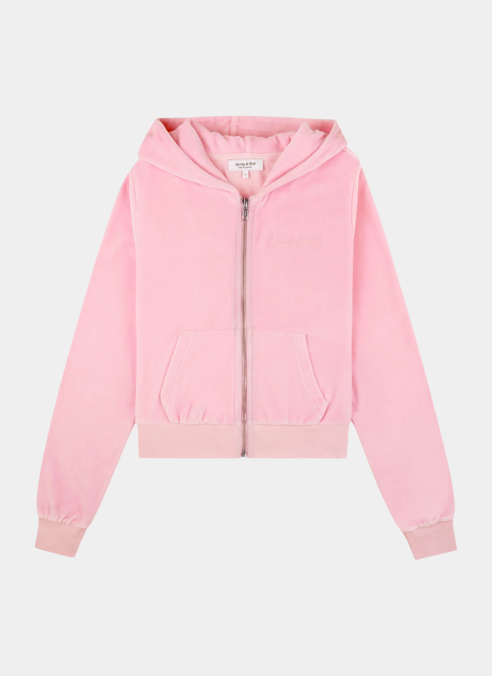 Худи на молнии Signature Logo Krystal Zip Hoodie Laffy/Crystal