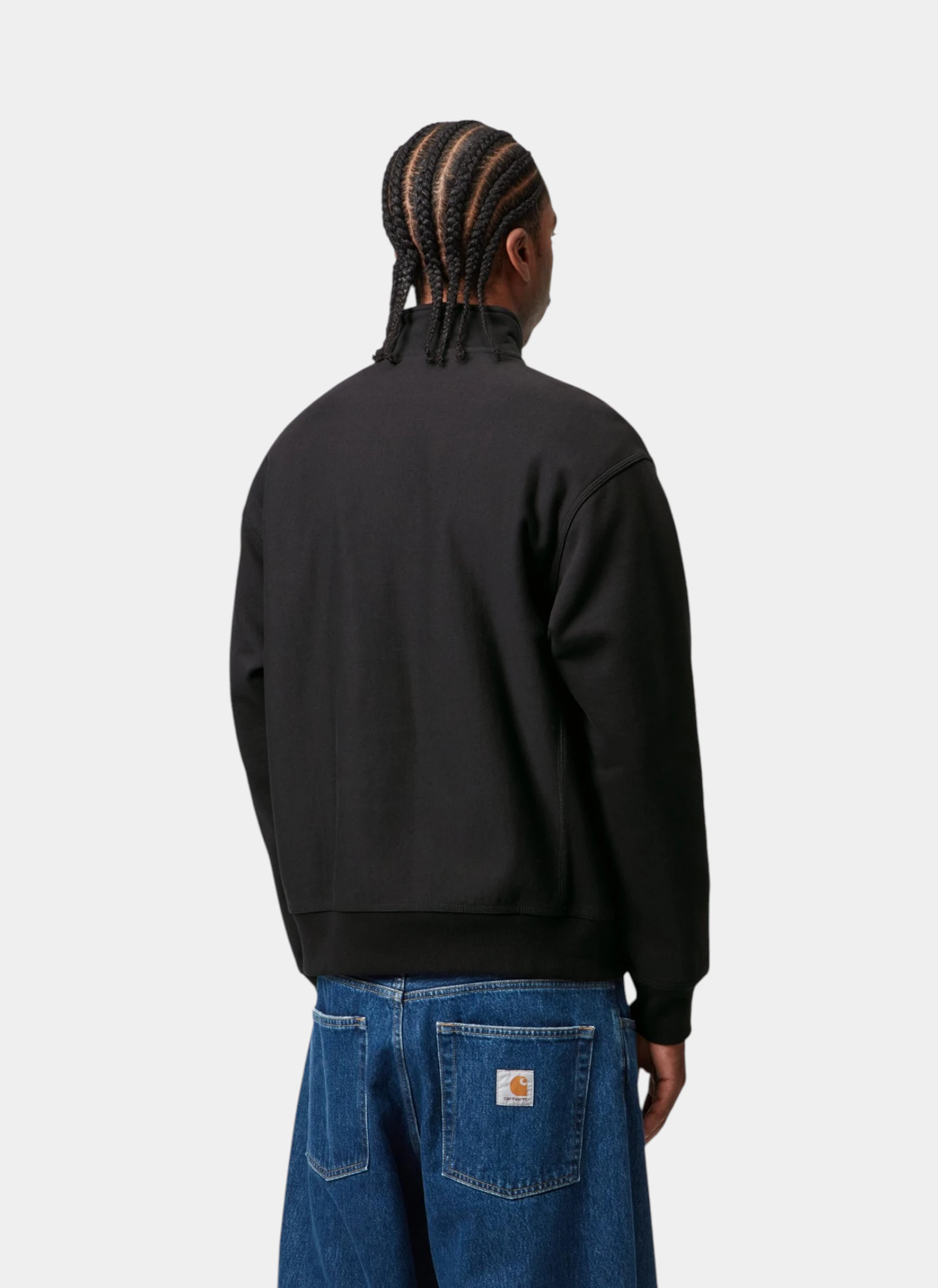 Свитшот Half Zip American Script Sweat Black