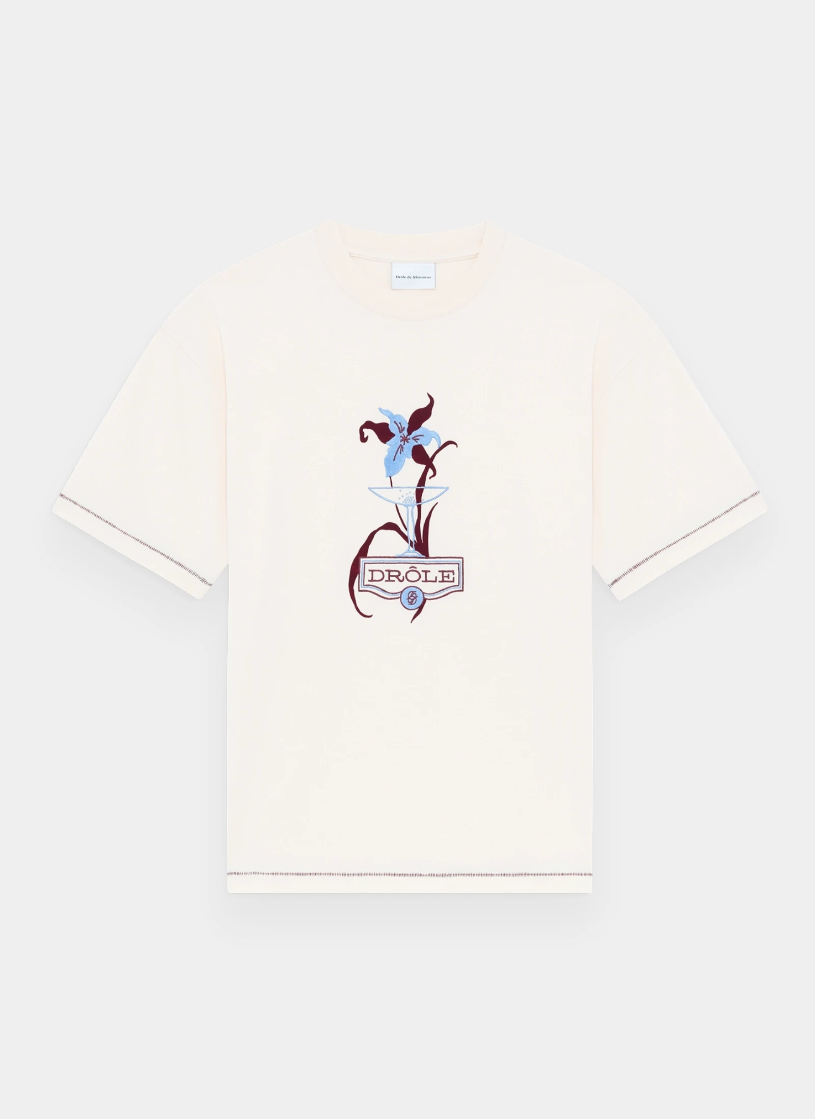 Футболка Drôle Iris T-shirt Light Beige