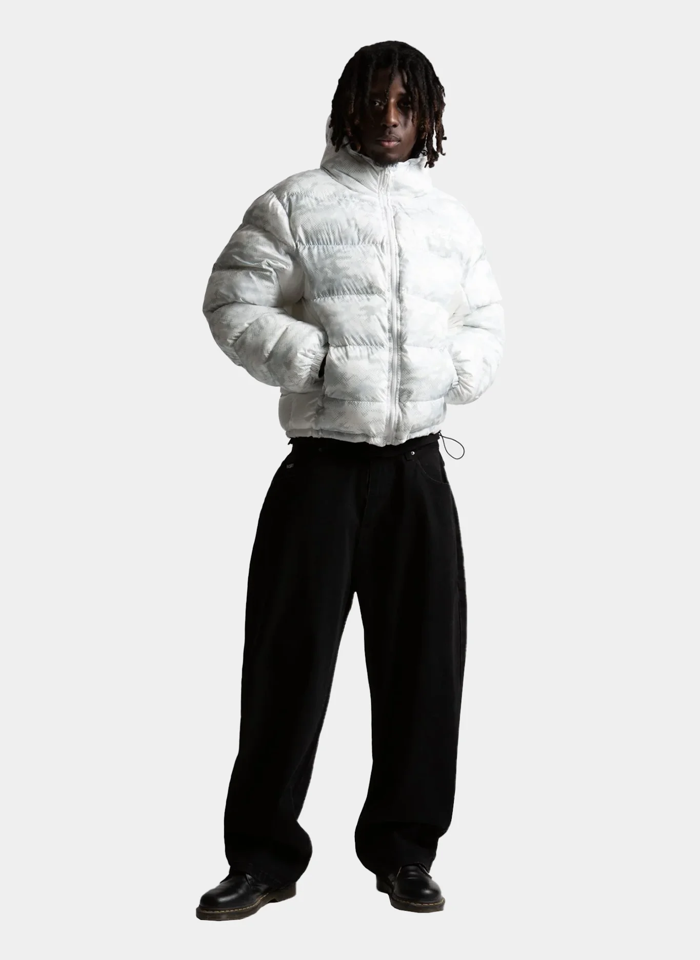 Пуховик Digicamo Reversible Puffer Jacket Camo White/Black