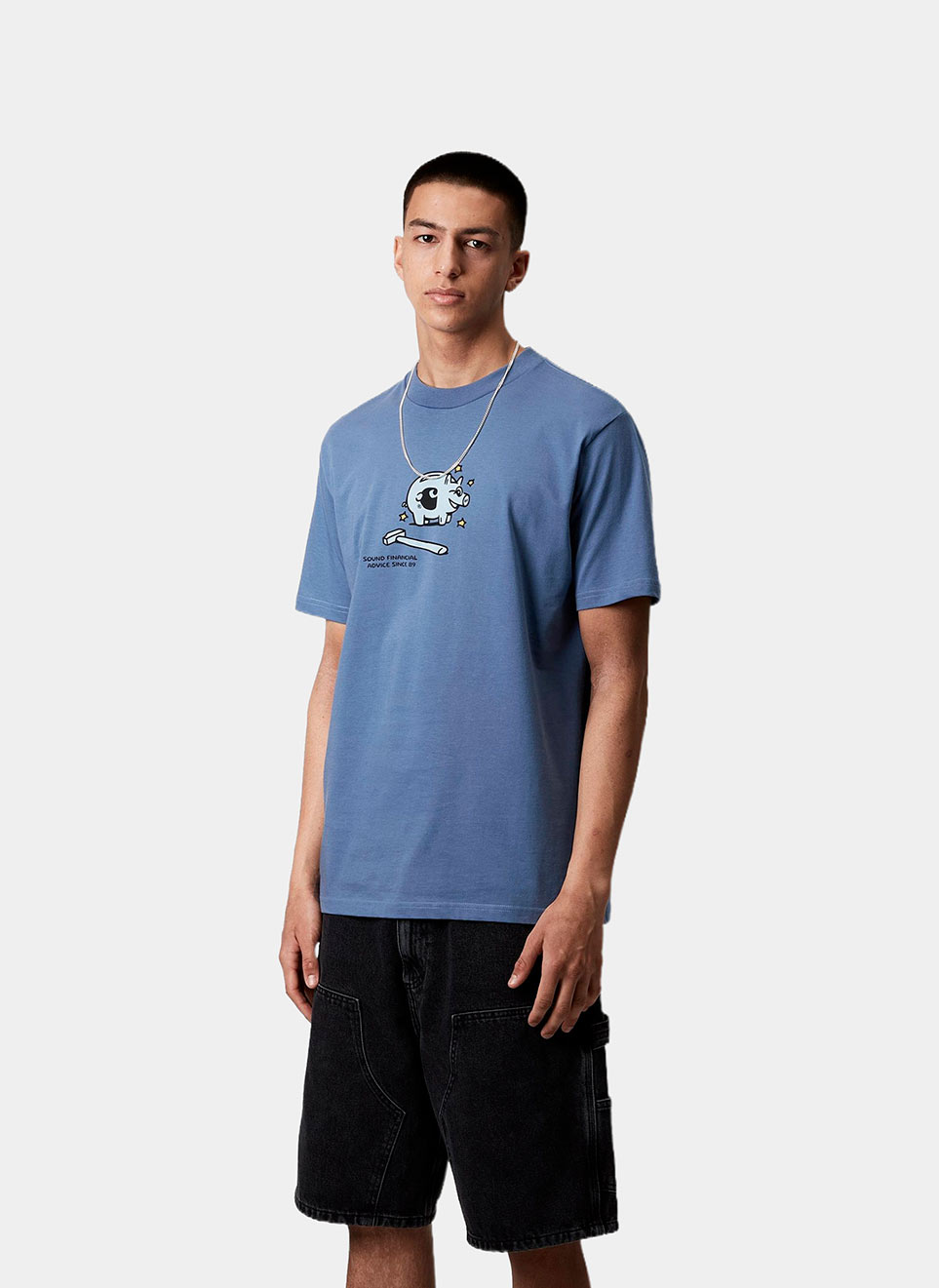 Футболка ‘S/S Piggybank T-Shirt’ BLUE IRIS Футболка ‘S/S Piggybank T-Shirt’ BLUE IRIS