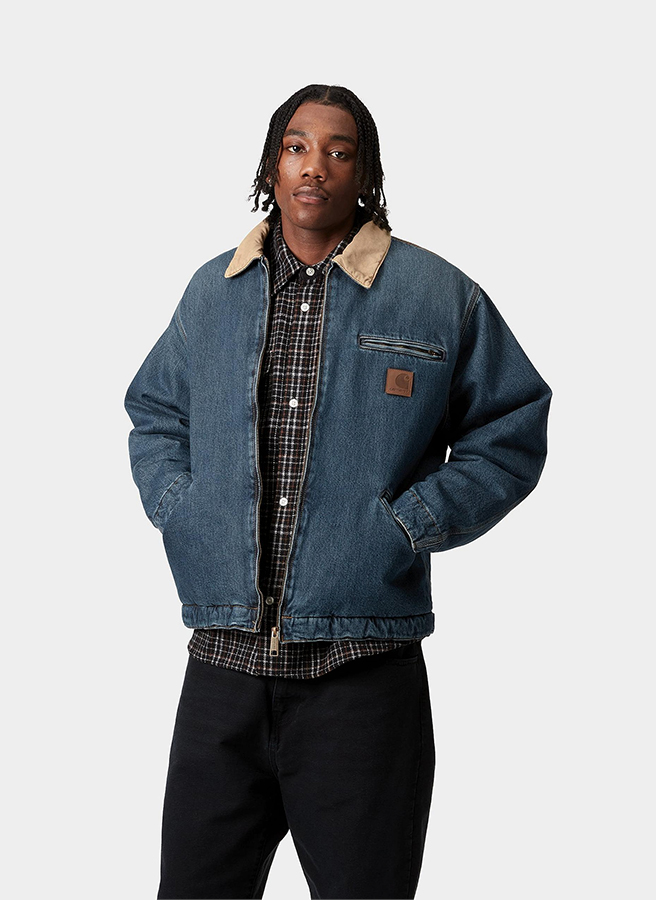 Куртка ‘OG Detroit Jacket’ BLUE / DUSTY H BROWN (WORN USED WASH) Куртка ‘OG Detroit Jacket’ BLUE / DUSTY H BROWN (WORN USED WASH)