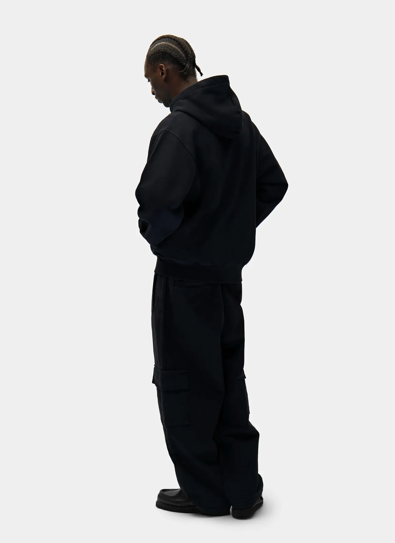 Худи на молнии Eye Front Zip Hoodie Black