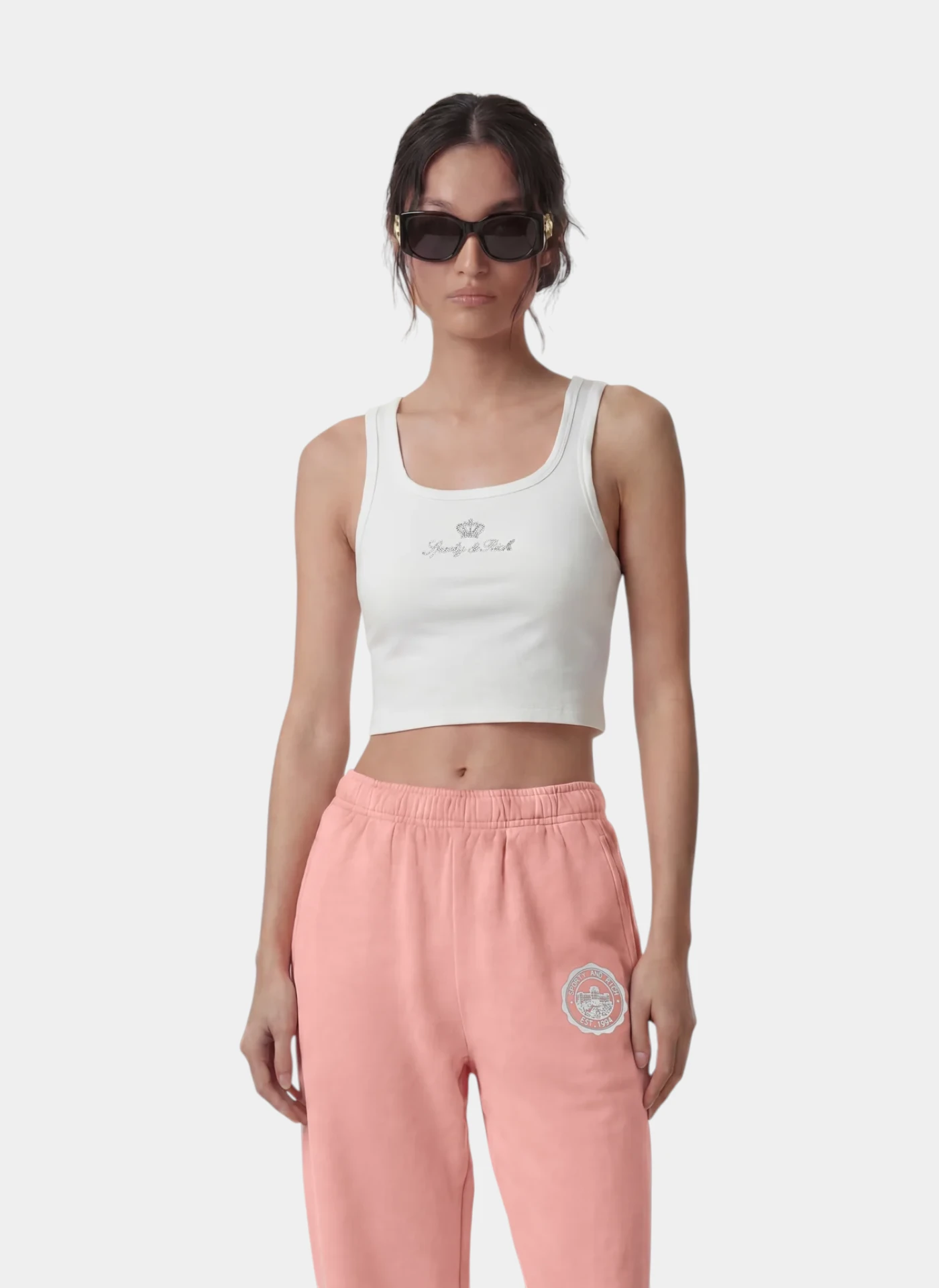 Майка Juicy Crown Ribbed Tank White