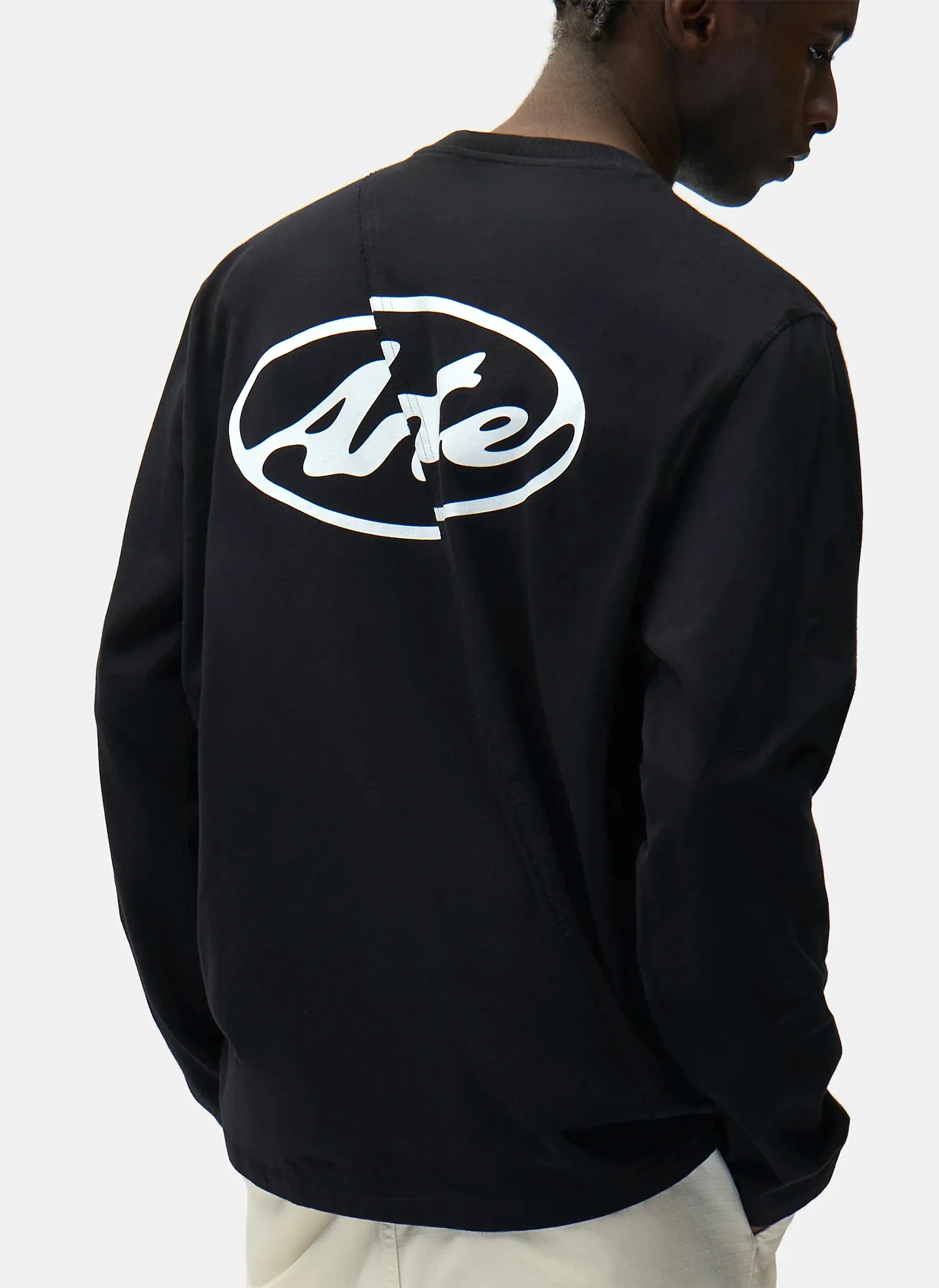 Лонгслив Back Circle Logo Longsleeve Black