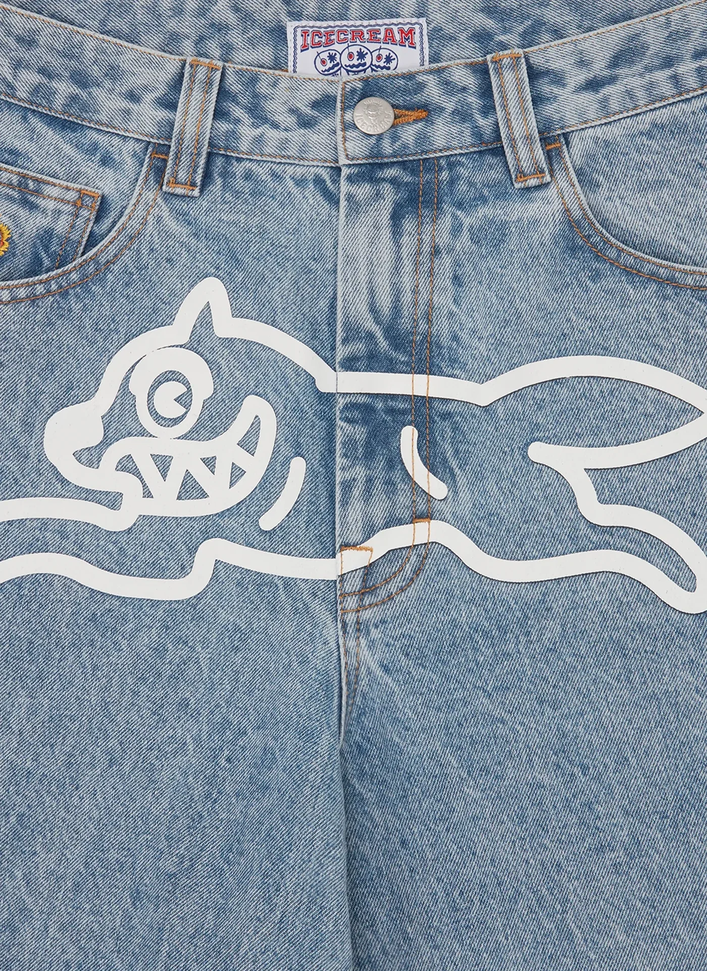 Джинсы Running Dog Triple Scoop Denim Pant Heavy Wash Blue