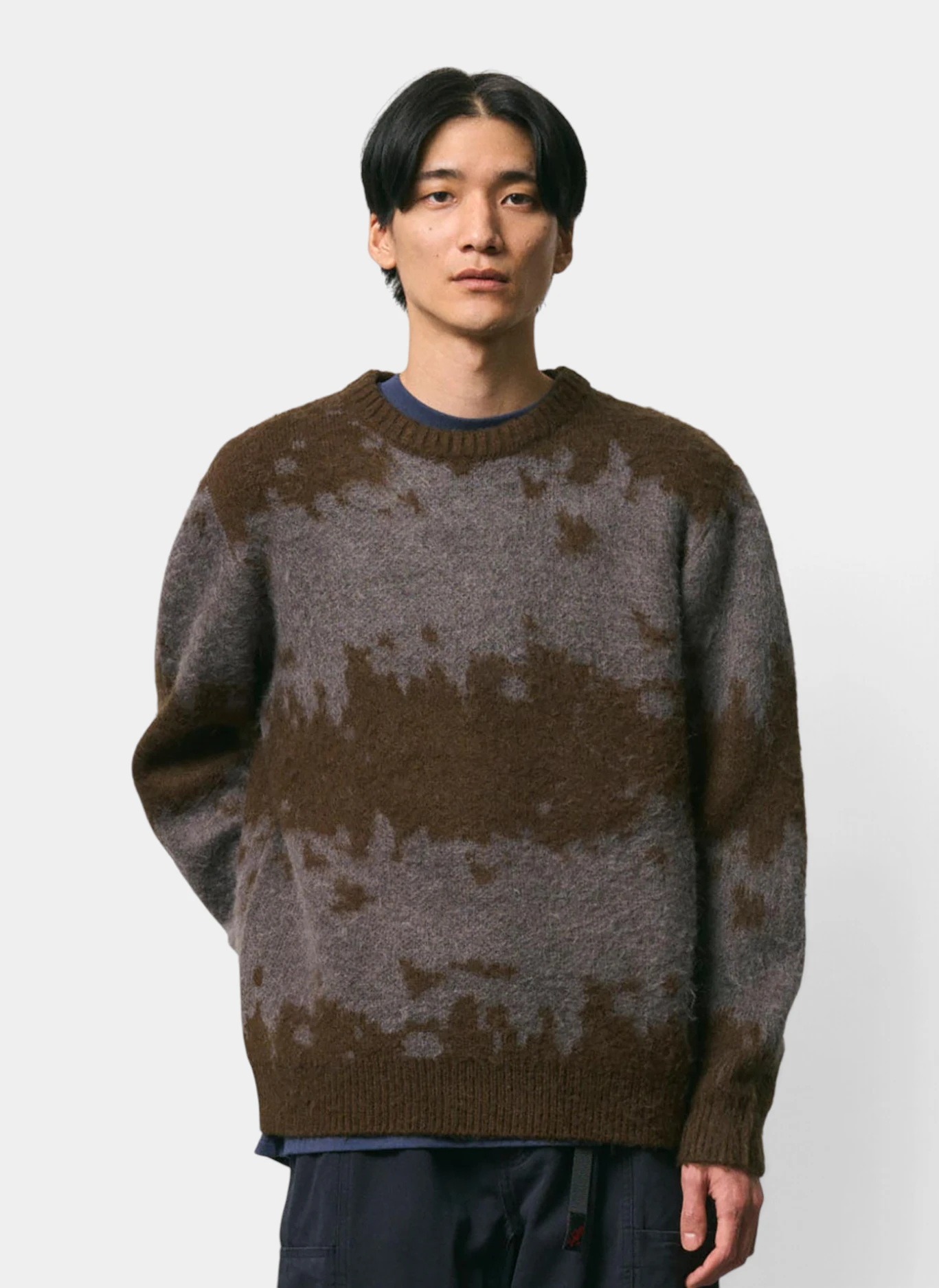 Свитер Mohair Splatter Sweater Grey