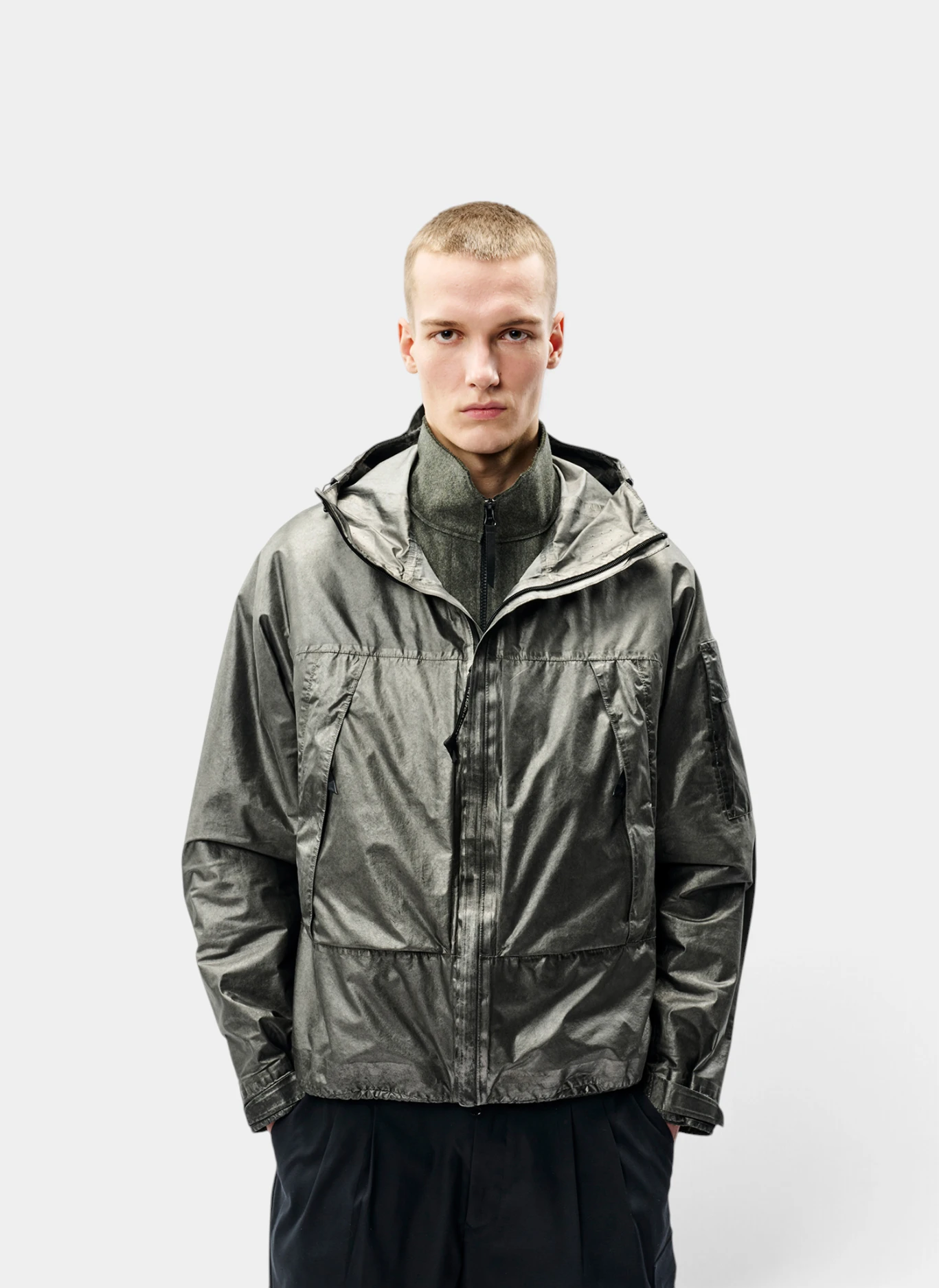 Куртка Metropolis Series Nano Titanium Re-Colour Hooded Jacket Silver
