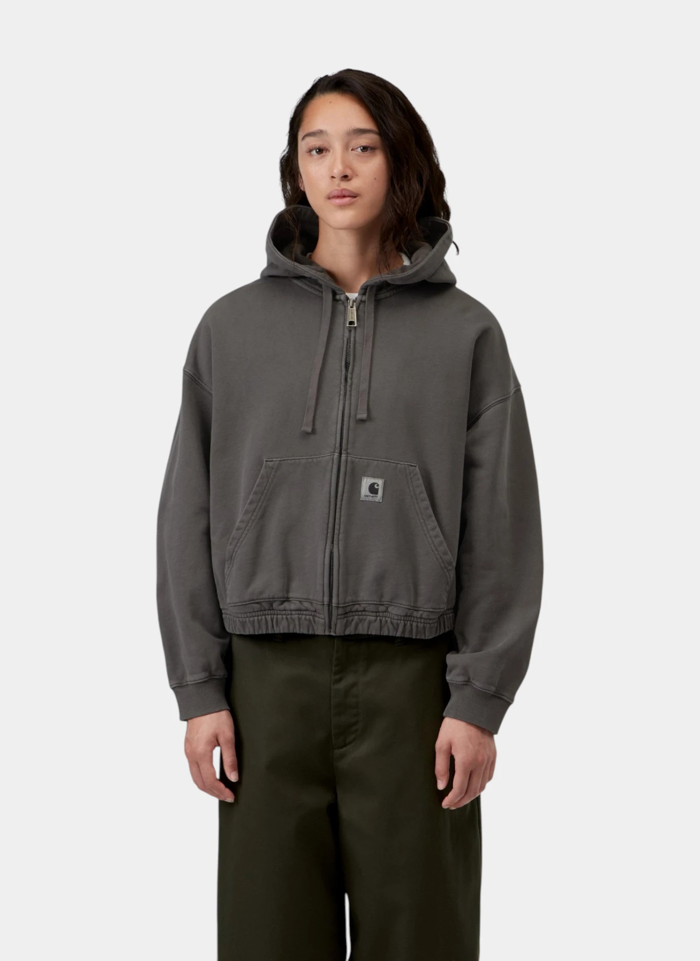 Худи на молнии W' Hooded Hoggard Jacket Black (Garment Dyed)