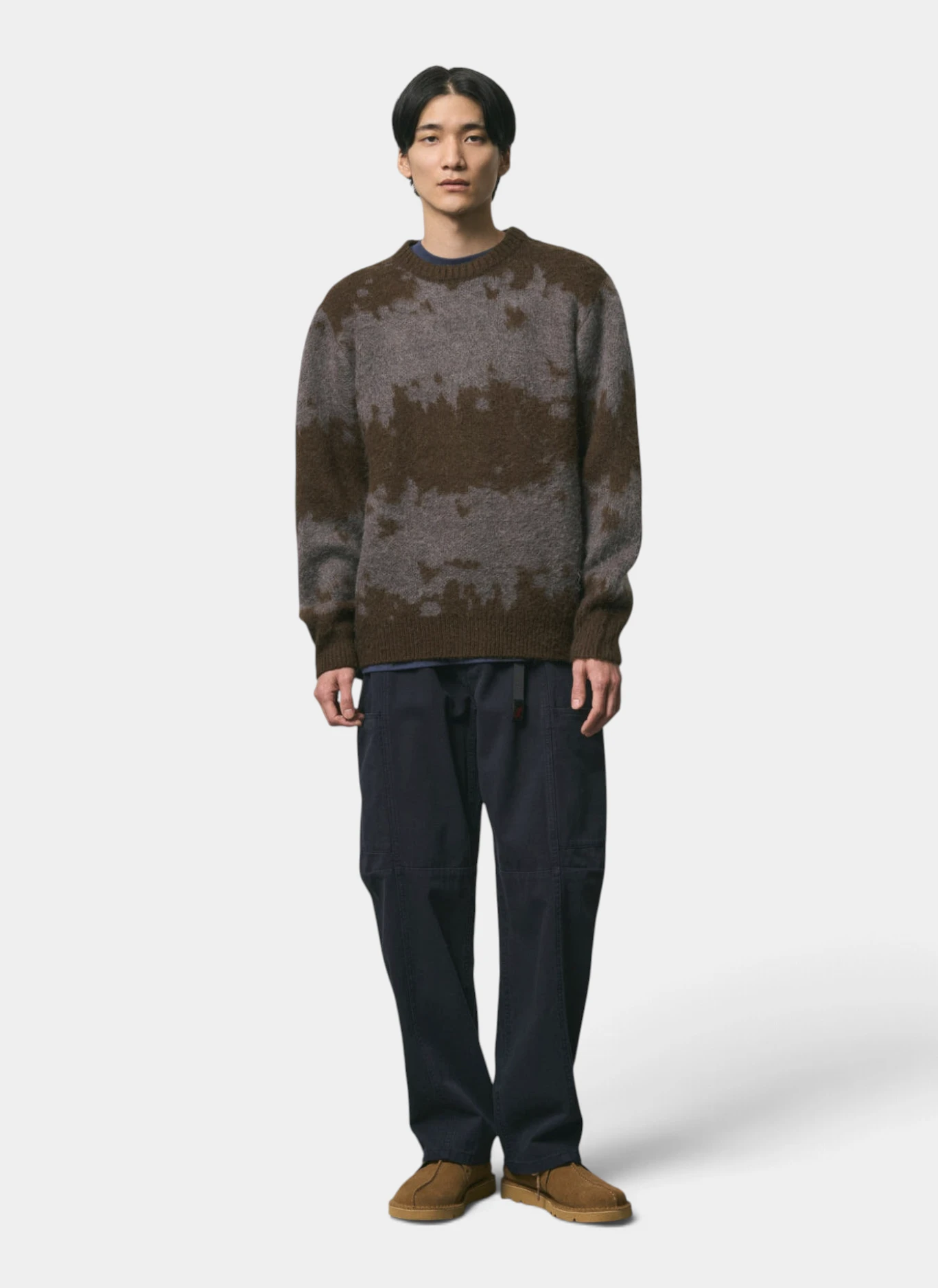 Свитер Mohair Splatter Sweater Grey