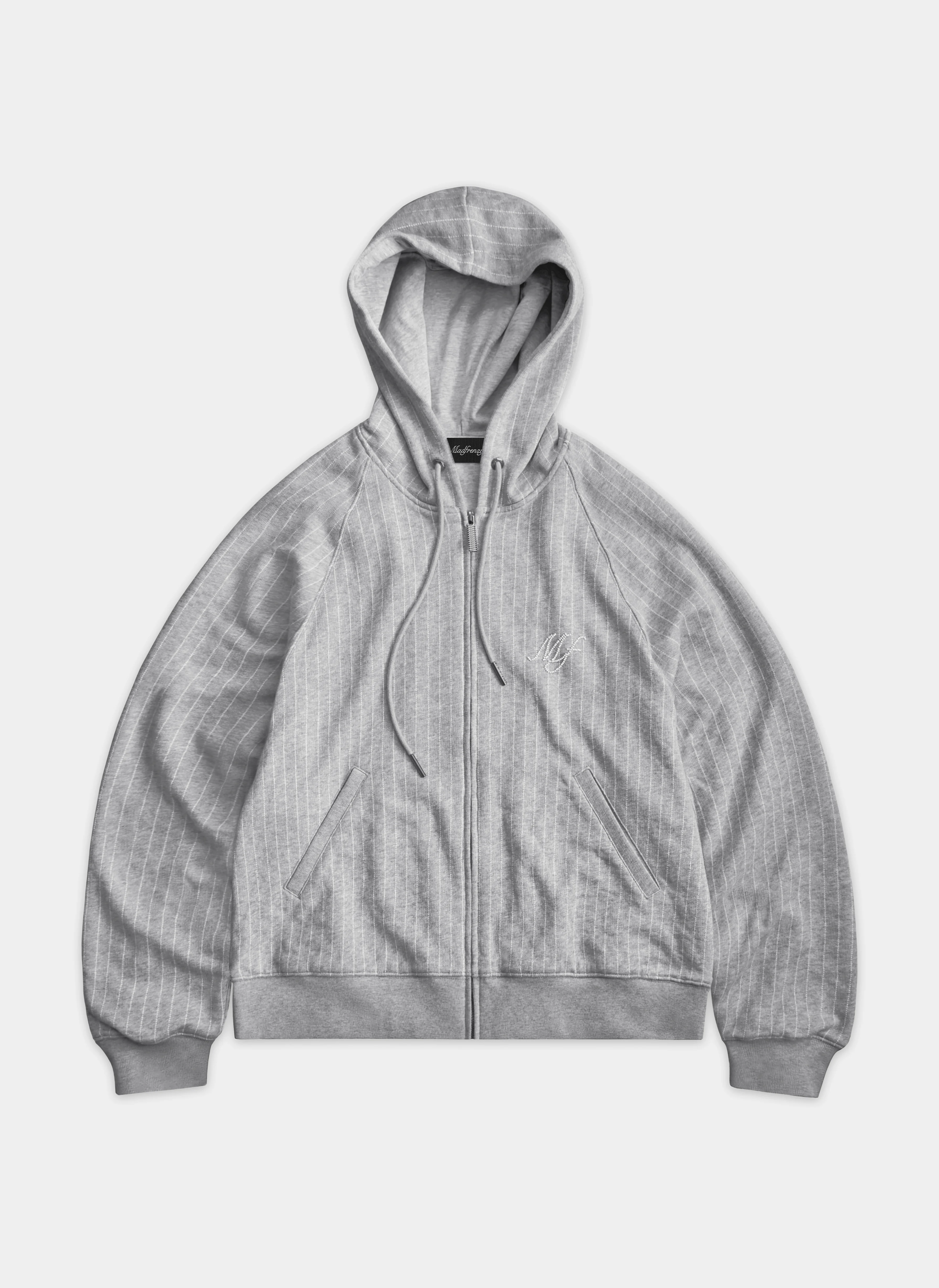 Худи на молнии Striped Hoodie Melange