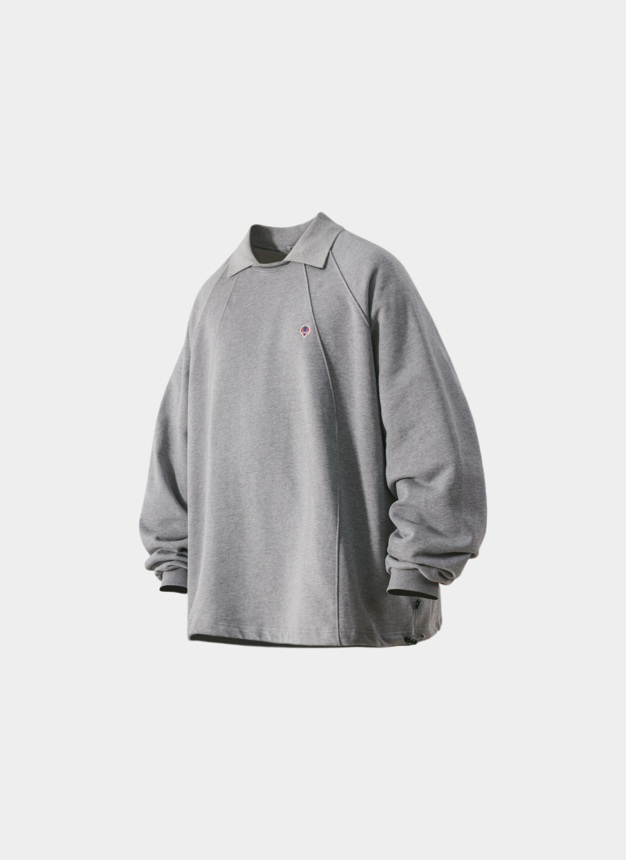 Wing Collar Incision Sweat Shirt