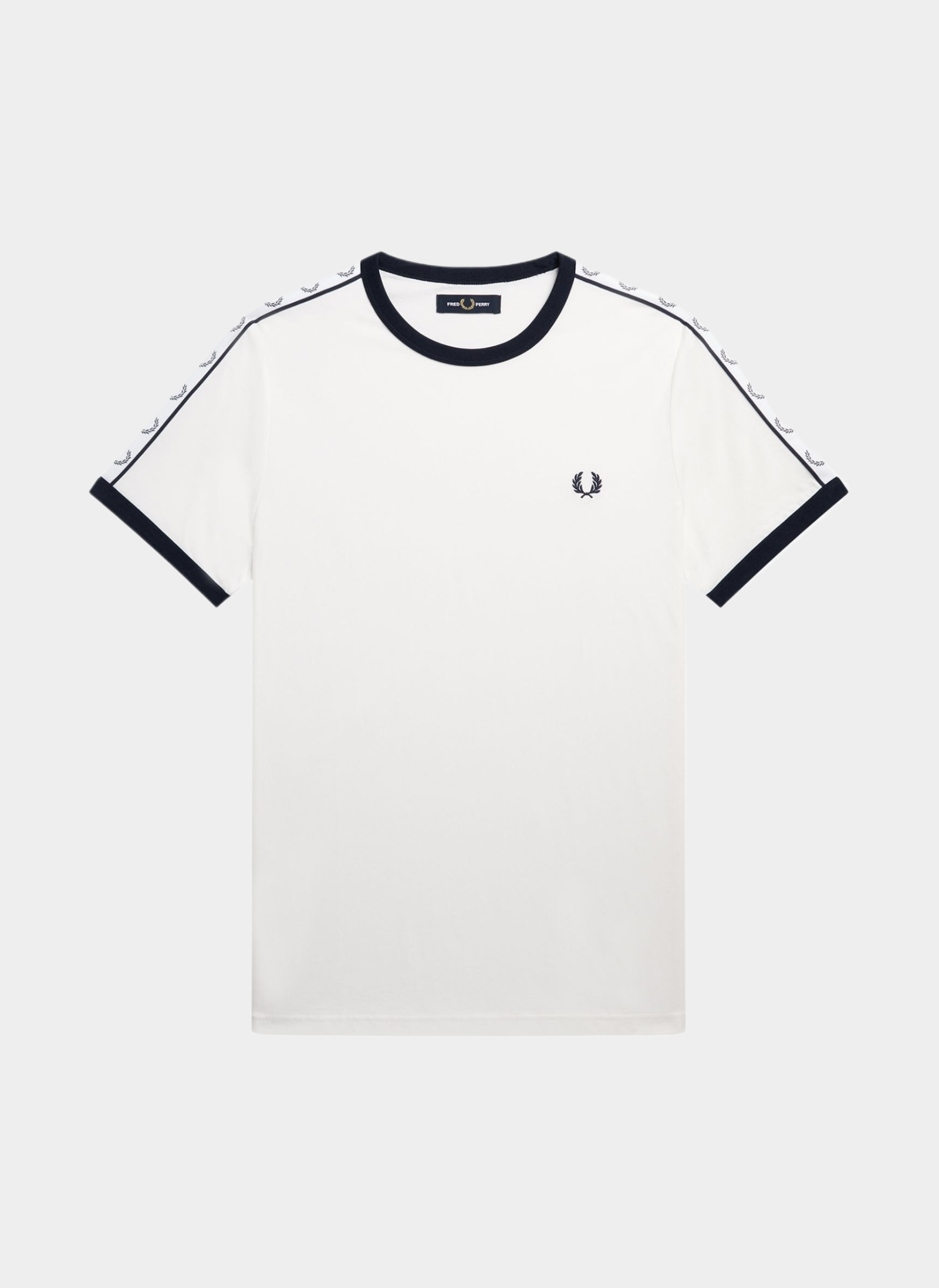 Футболка Fred Perry ‘Taped Ringer T-Shirt’ White