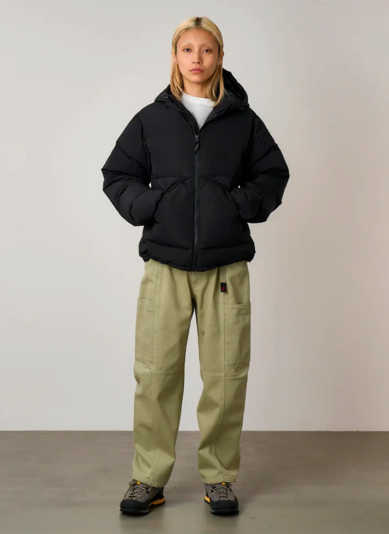 Пуховик Down Puffer Hooded Jacket Black