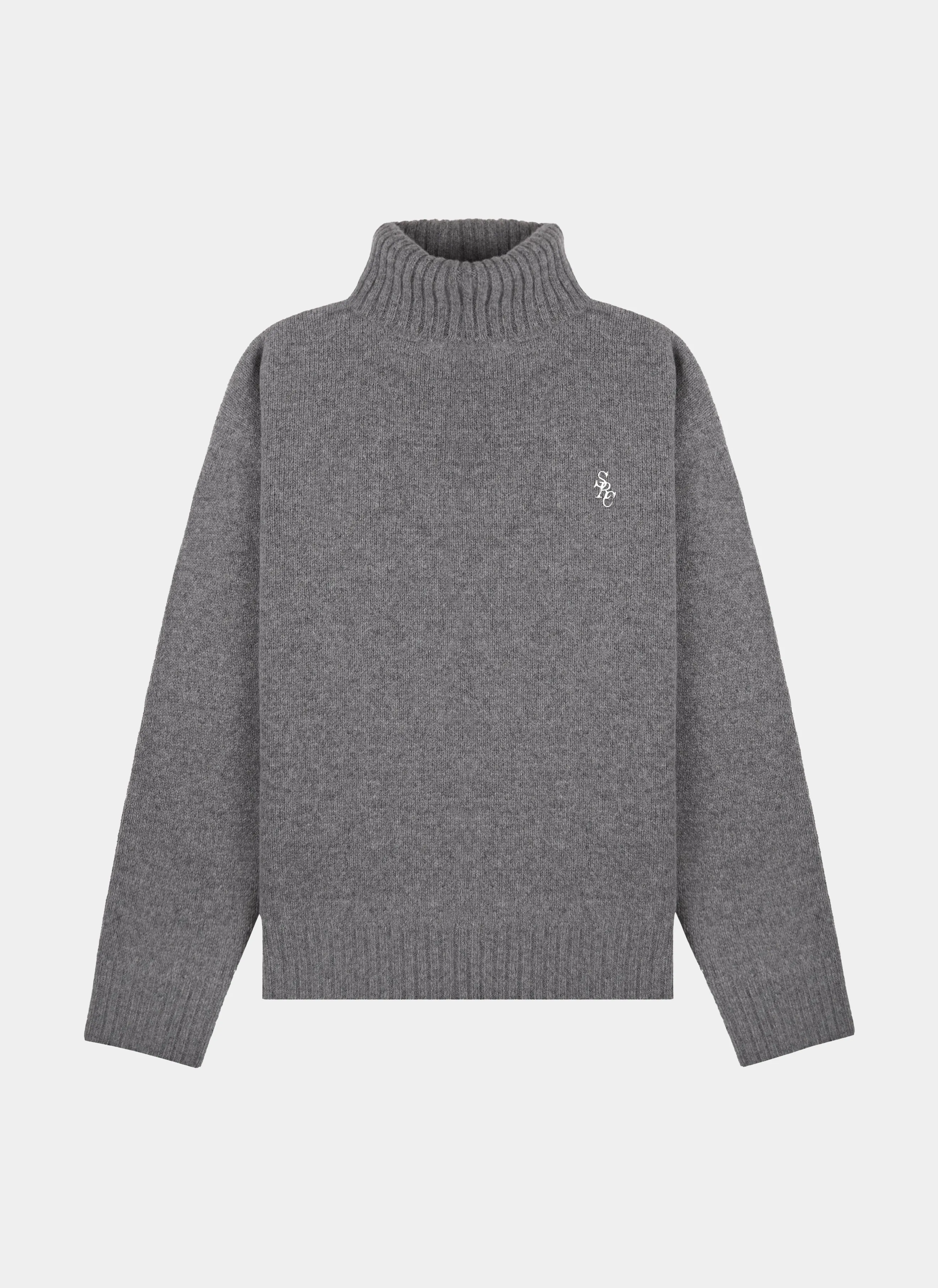 Свитер SRC Wool Turtleneck Light Grey