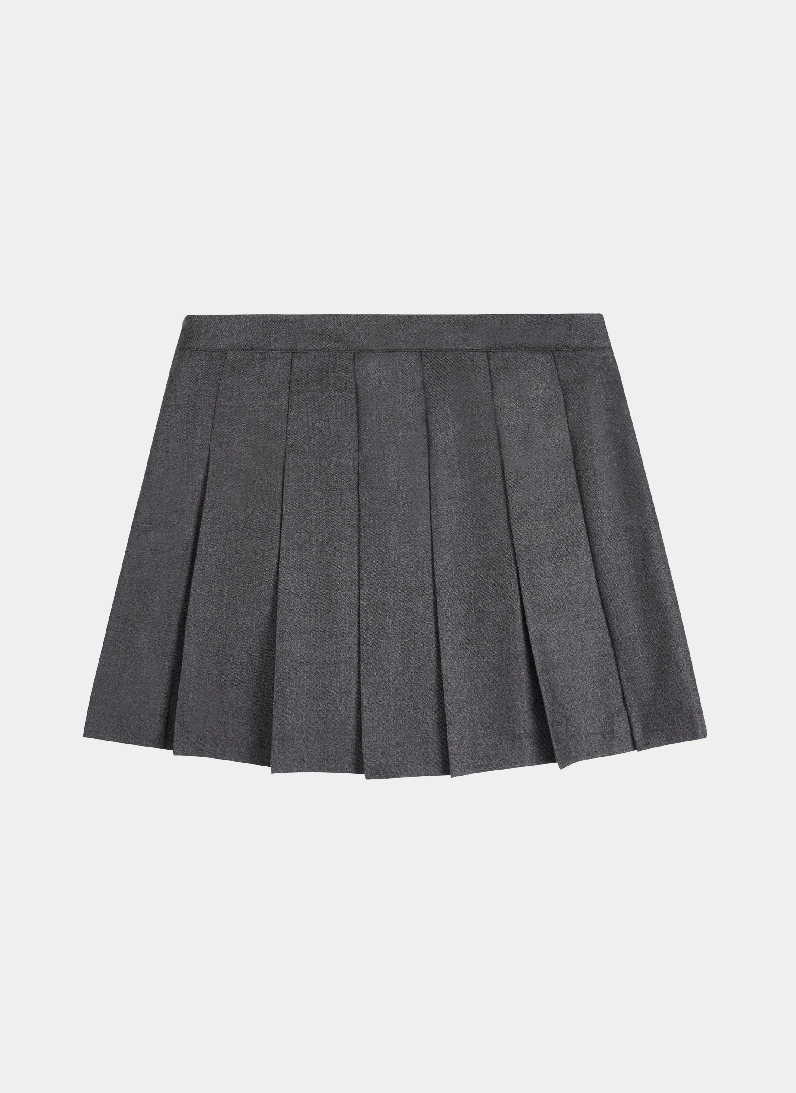 Юбка SRC Wool School Skirt Dark Grey