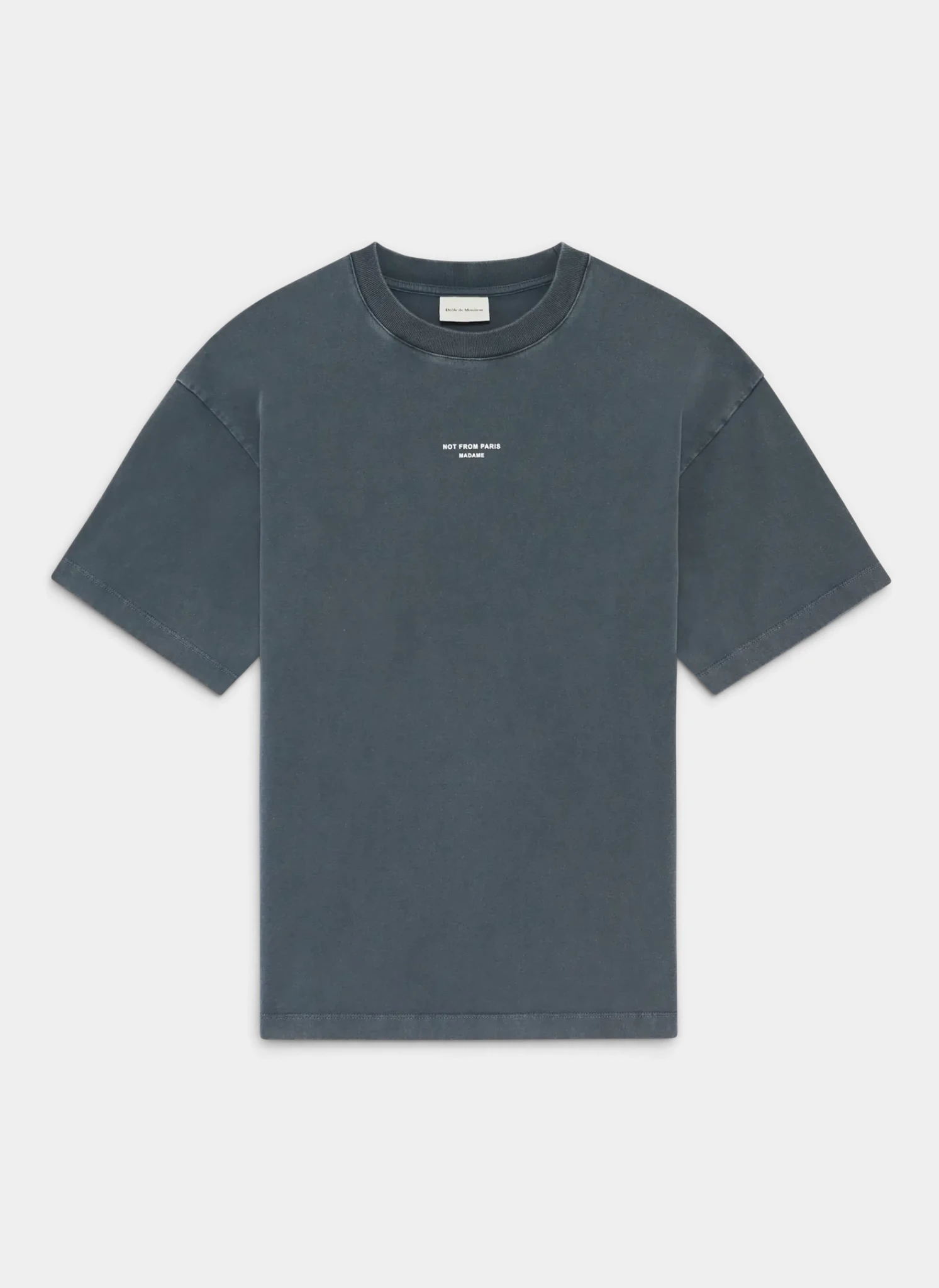 Футболка Le T-Shirt Slogan Classique Dark Grey