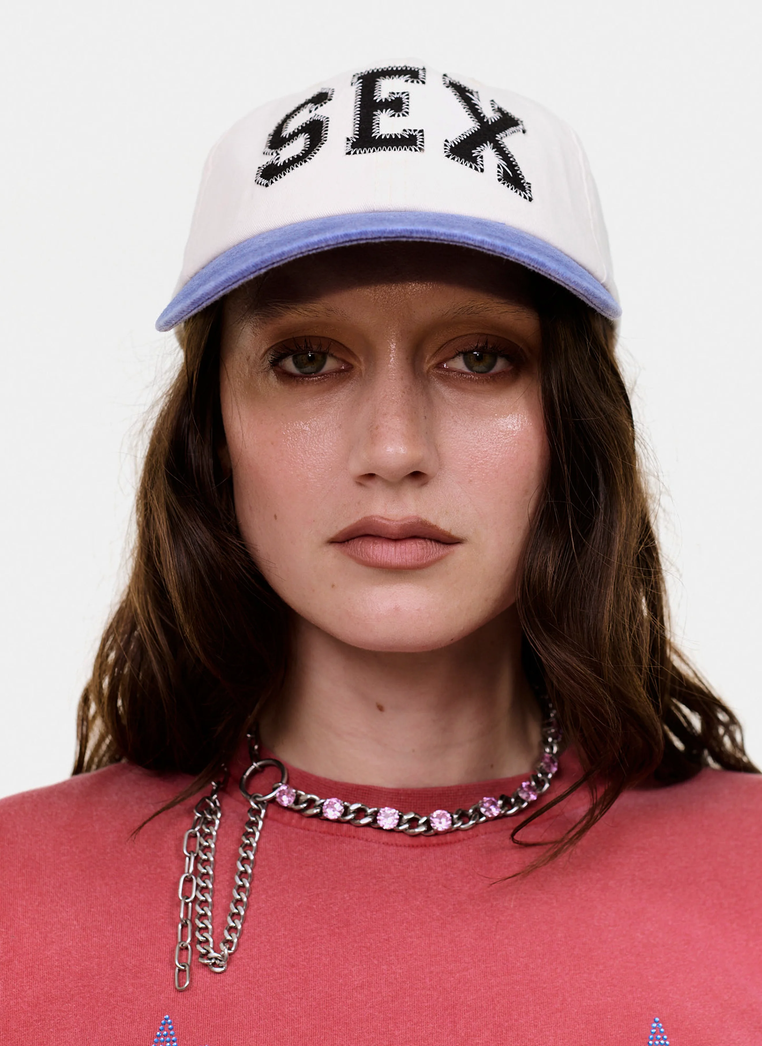 Кепка Sex Wins Cap Off-White / Blue