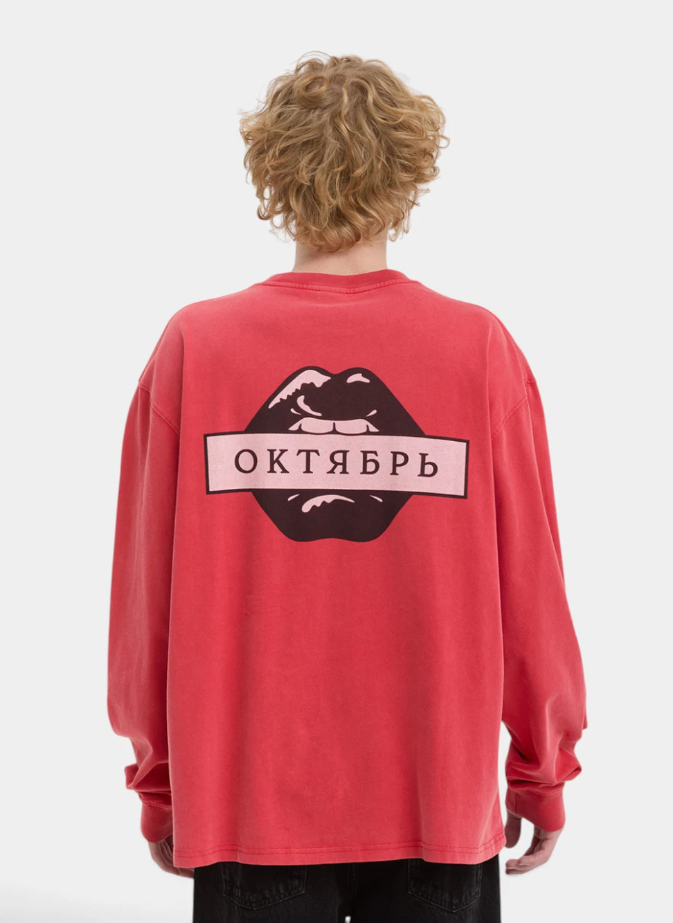 Лонгслив Lips LS Tee Red