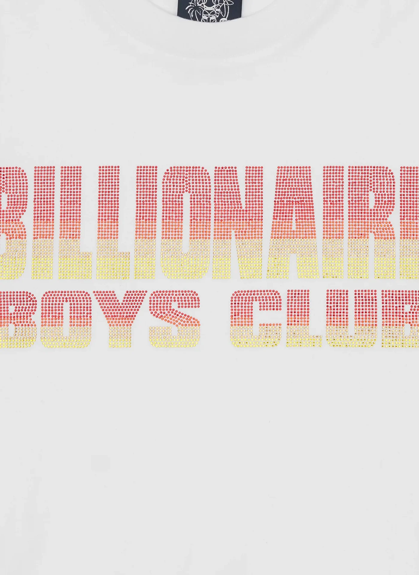 Футболка Straight Logo Gradient Diamonte T-Shirt White