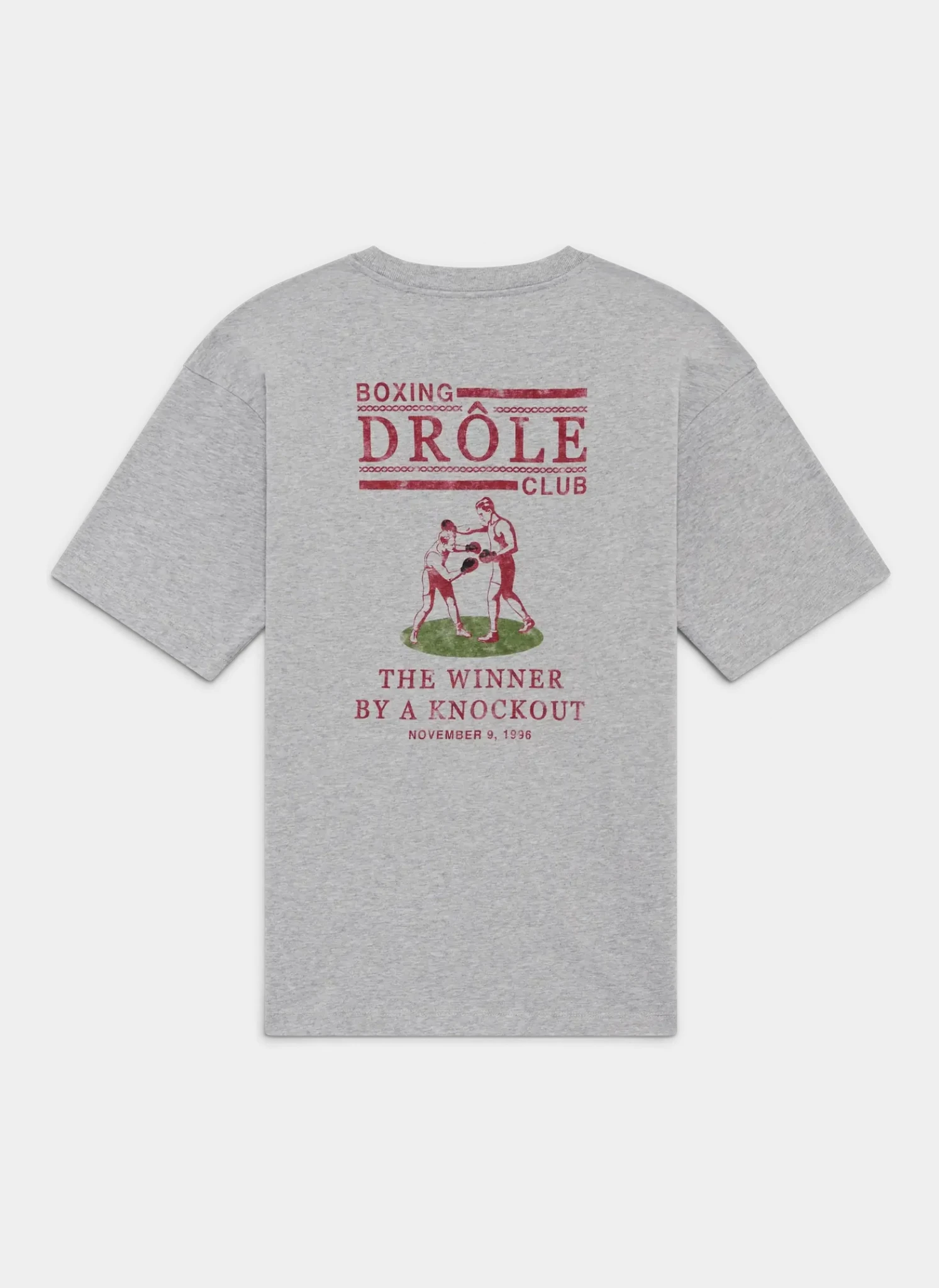 Футболка Drôle Boxers T-Shirt Heather Grey