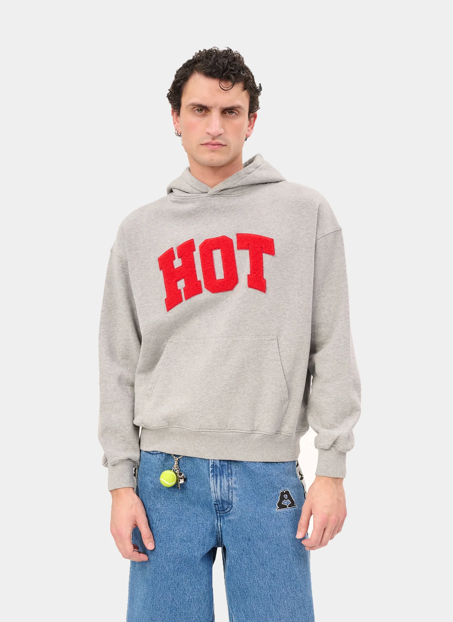 Худи Carne University Hoodie Melange Grey