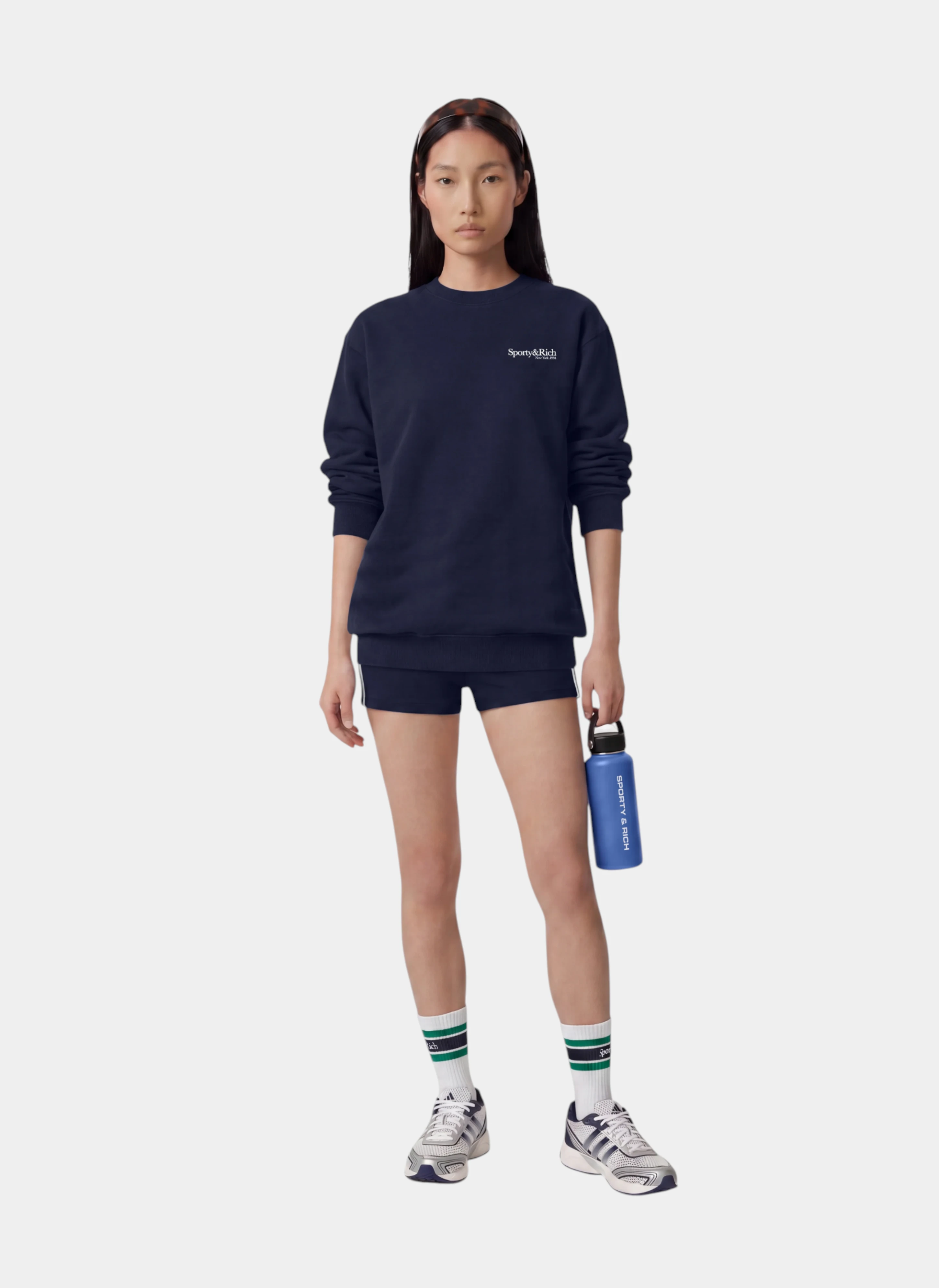 Свитшот HWCNY Crewneck Dark Navy/White