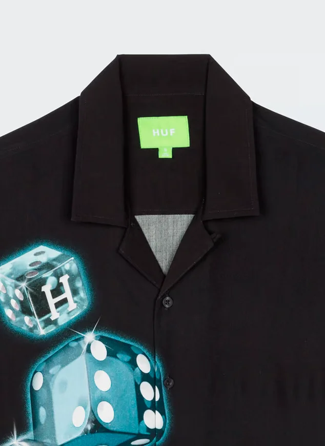 Рубашка ‘Dice S/S Woven Top’ Black